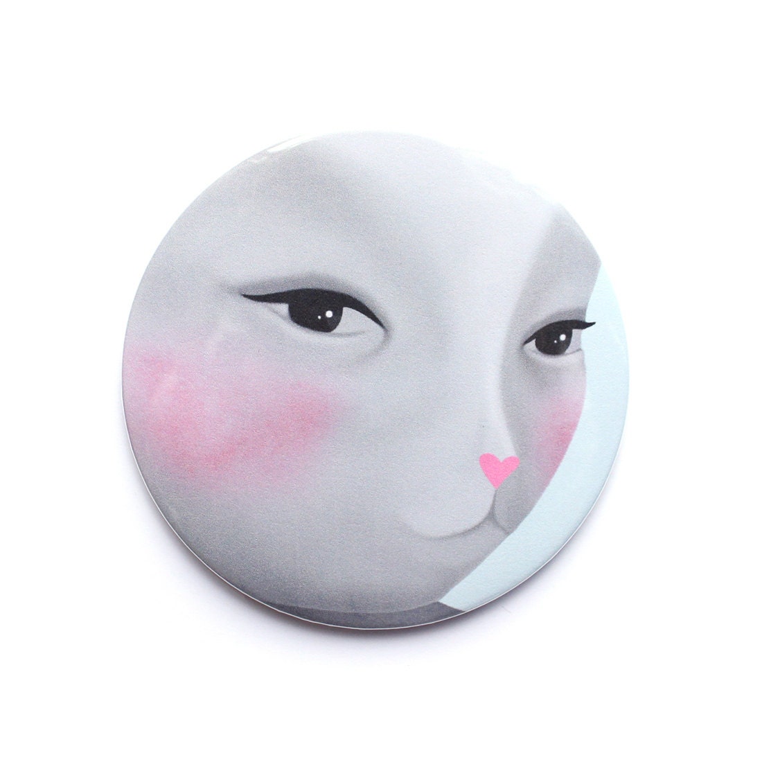 Hübscher Kitty Spiegel - Katzen Illustration Accessoires Valentinstag Geschenk Verrückte Katzenlady Hübscher Kitty Spiegel - Katzen Illustration Accessoires Valentinstag Geschenk Verrückte Katzenlady von Etsy - ShopMissElla