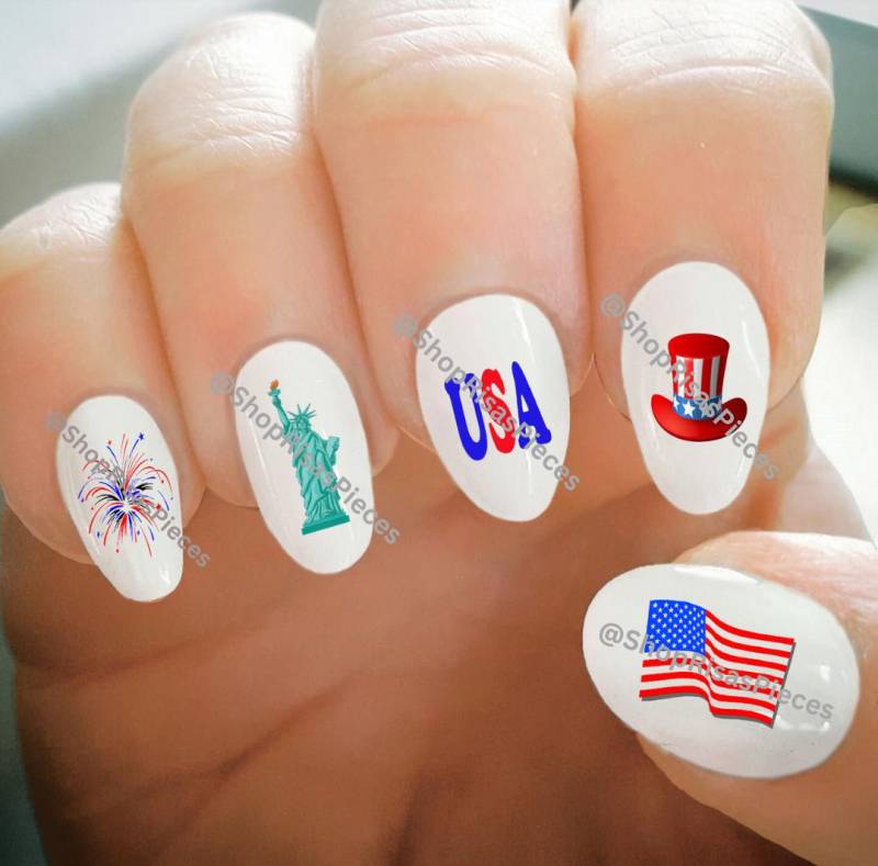 4.juli-Dekor Usa Flagge, 4.juli Sticker von Etsy - ShopRisasPieces