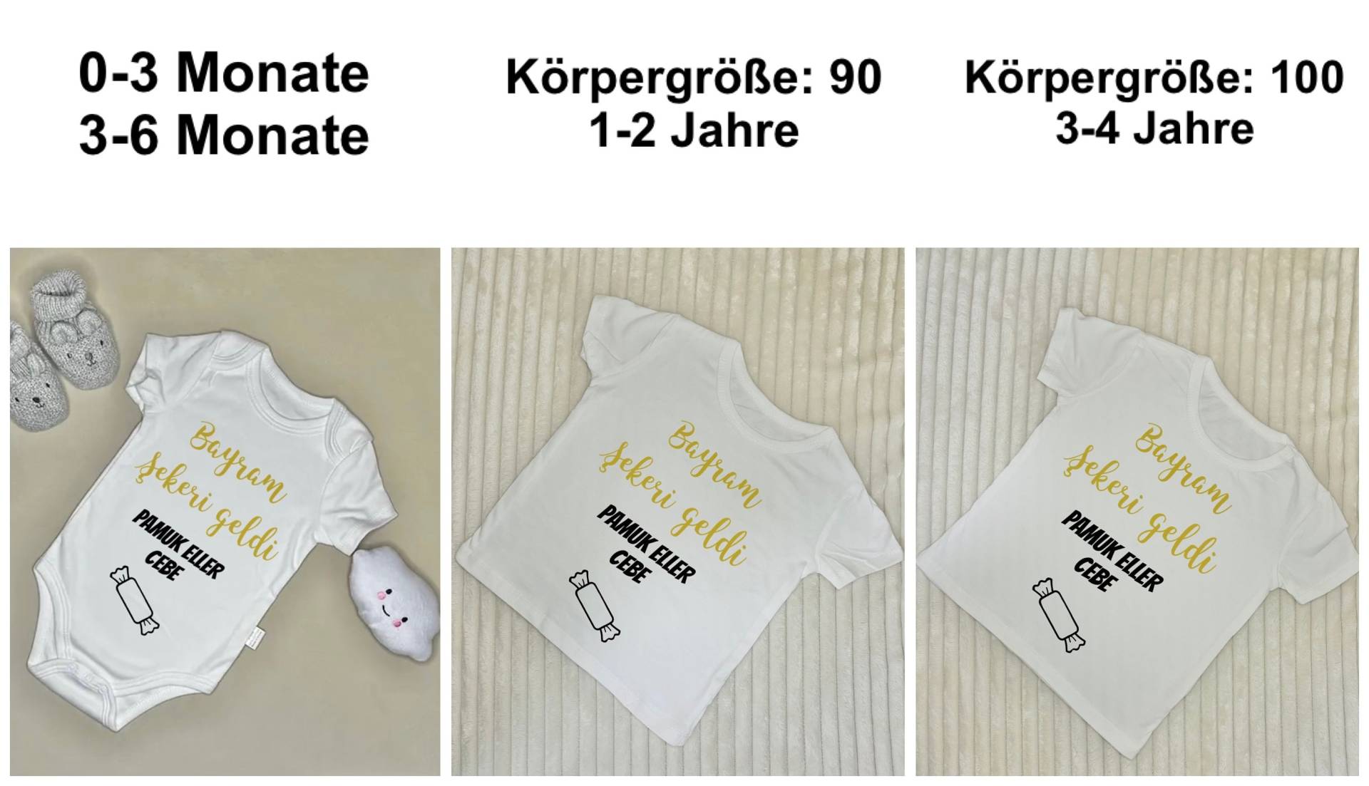 Bayram Babybody Für Babys Und Kinder Personalisiert von Etsy - ShopbyhandmadeShop