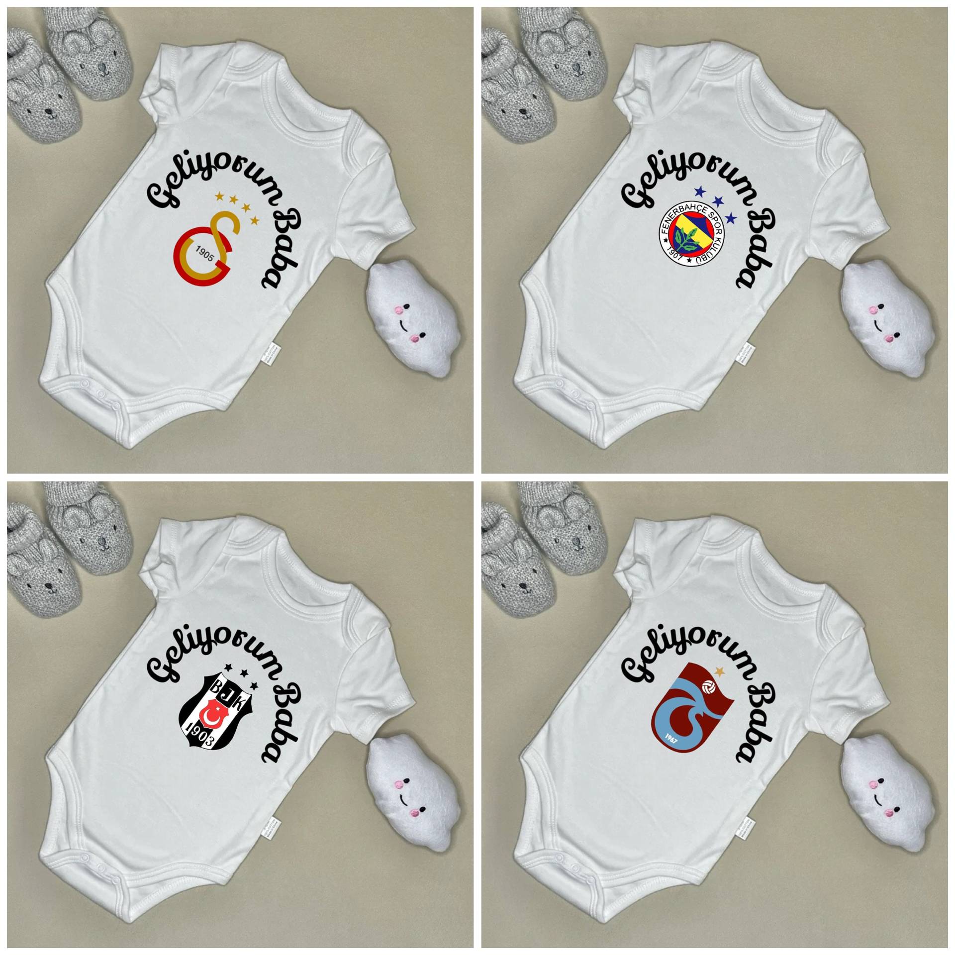 Besiktas, Trabzonspor, Fenerbahce Und Galatasaray Babybody Personalisiert Besiktas, Trabzonspor, Fenerbahce Und Galatasaray Babybody Personalisiert von Etsy - ShopbyhandmadeShop