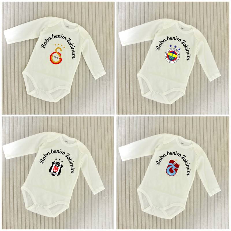 Besiktas, Trabzonspor, Fenerbahce Und Galatasaray Babybody Personalisiert Besiktas, Trabzonspor, Fenerbahce Und Galatasaray Babybody Personalisiert von Etsy - ShopbyhandmadeShop