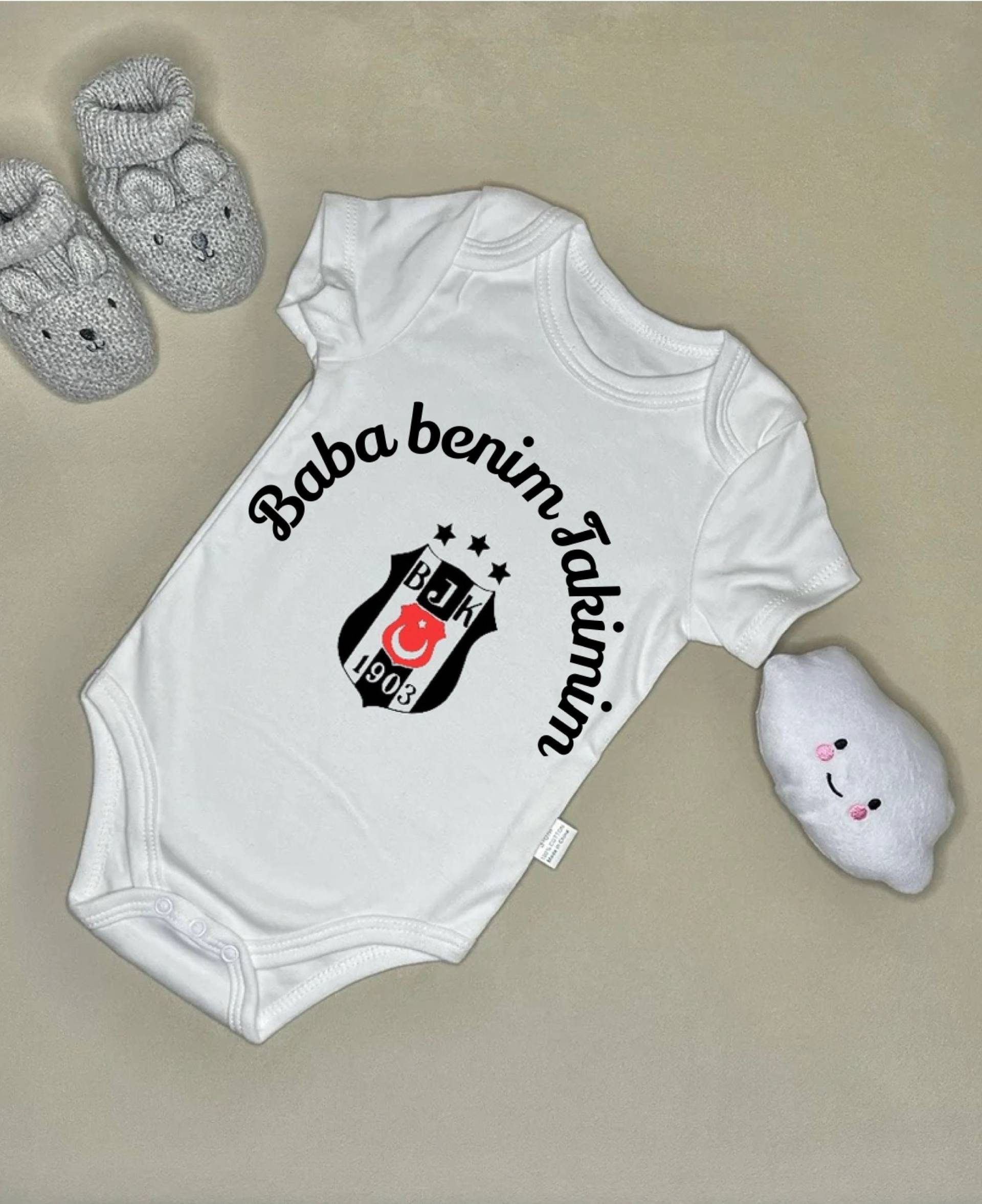 Besiktas Babybody Personalisiert von Etsy - ShopbyhandmadeShop