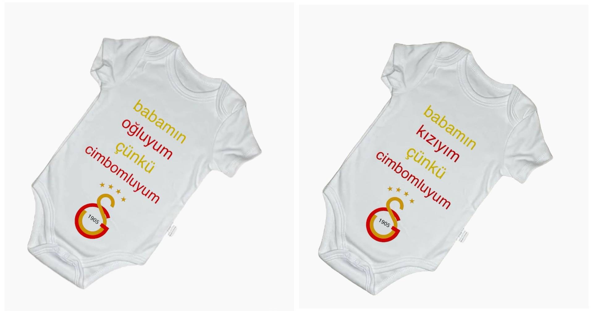 Galatasaray Babybody Personalisiert Oglum Ve Kizim von Etsy - ShopbyhandmadeShop