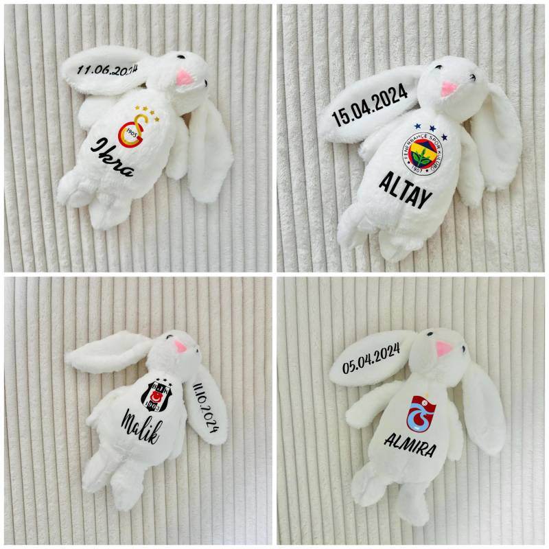 Kuscheltier Hase Besiktas, Trabzonspor, Fenerbahce Und Galatasaray Personalisiert Kuscheltier Hase Besiktas, Trabzonspor, Fenerbahce Und Galatasaray Personalisiert von Etsy - ShopbyhandmadeShop