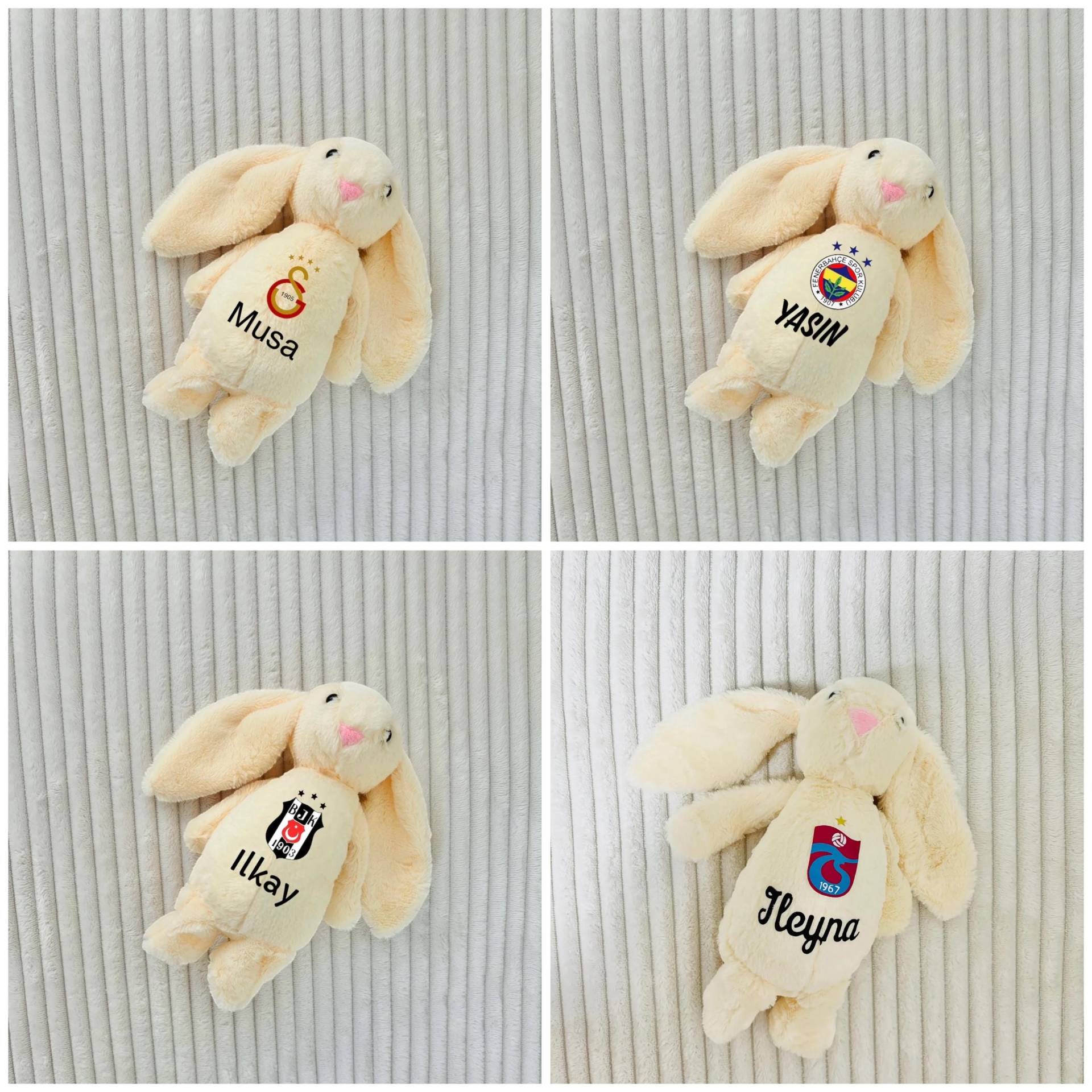 Kuscheltier Hase Besiktas, Trabzonspor, Fenerbahce Und Galatasaray Personalisiert Kuscheltier Hase Besiktas, Trabzonspor, Fenerbahce Und Galatasaray Personalisiert von Etsy - ShopbyhandmadeShop