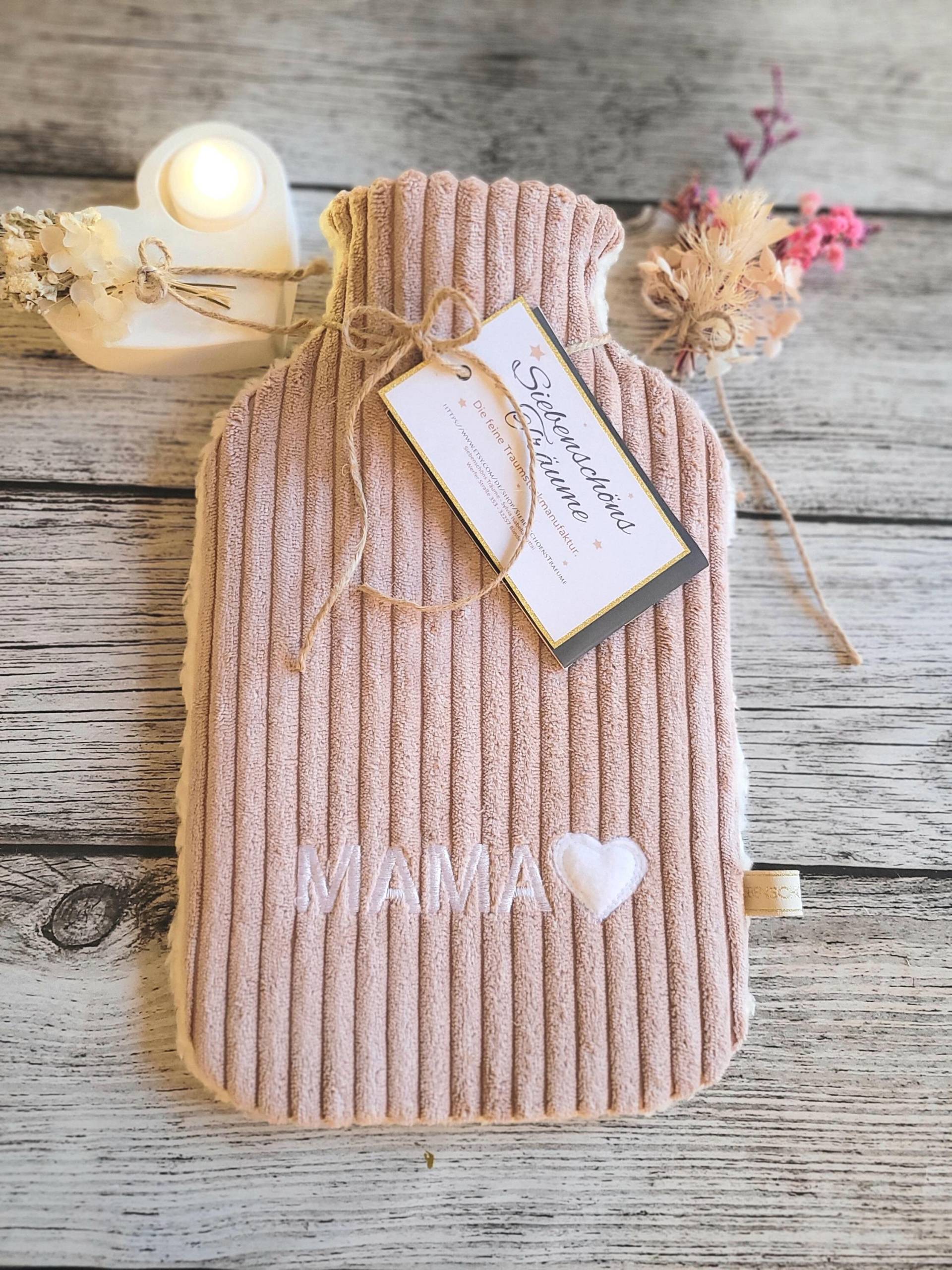Breitcord Cord Liebt Baumwollteddyplüsch Mit Herzpersonalisierbare Wärmflaschevalentinstag, Geburtstagsgeschenk, Farbwahl, Name, Wärmeflasche von Etsy - SiebenschoensTraeume