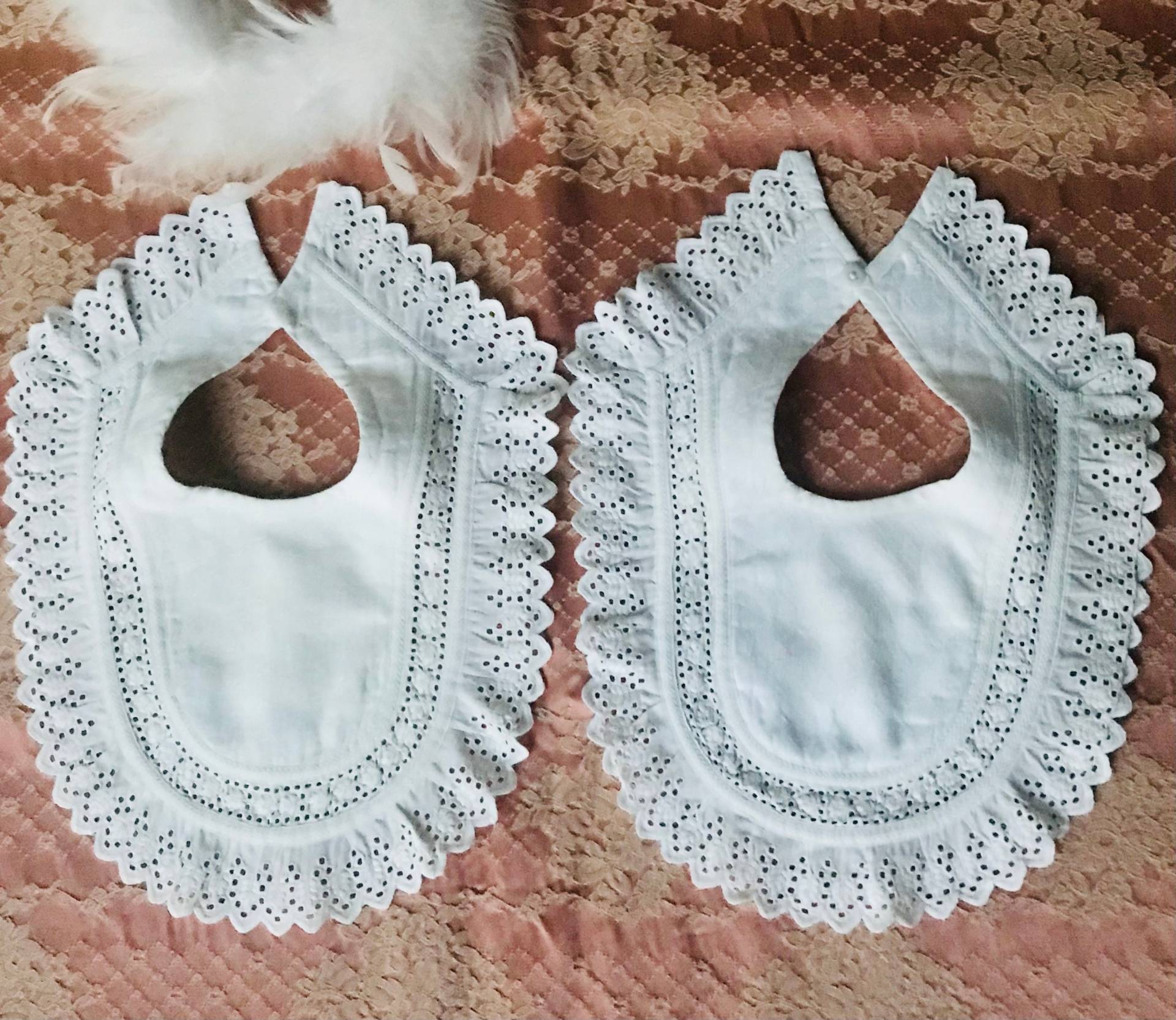 Baby Lätzchen Antik Bib von Etsy - SignoraMargherita