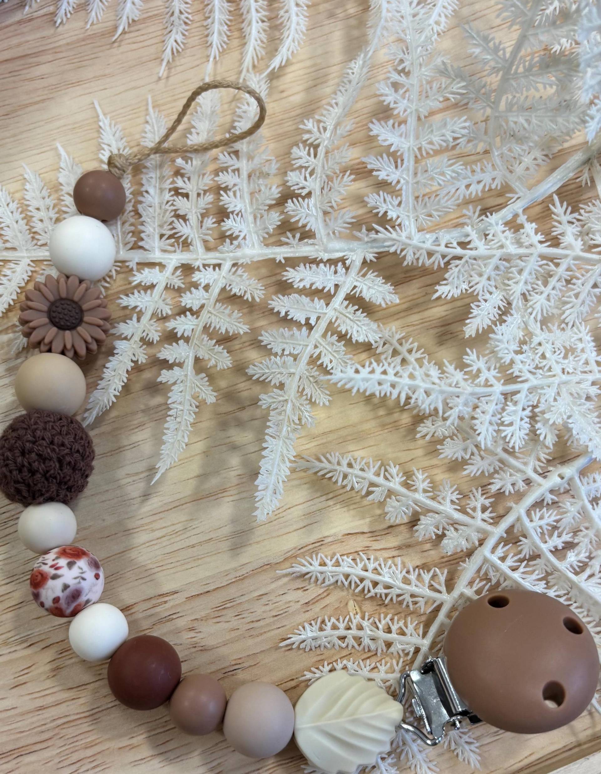 Schnullerkette Blume, Gänseblümchen, Aus Silikon Geschenk Zur Geburt, Babypartygeschenk, Schnullerhalter, Babygeschenk von Etsy - Silisoulkids