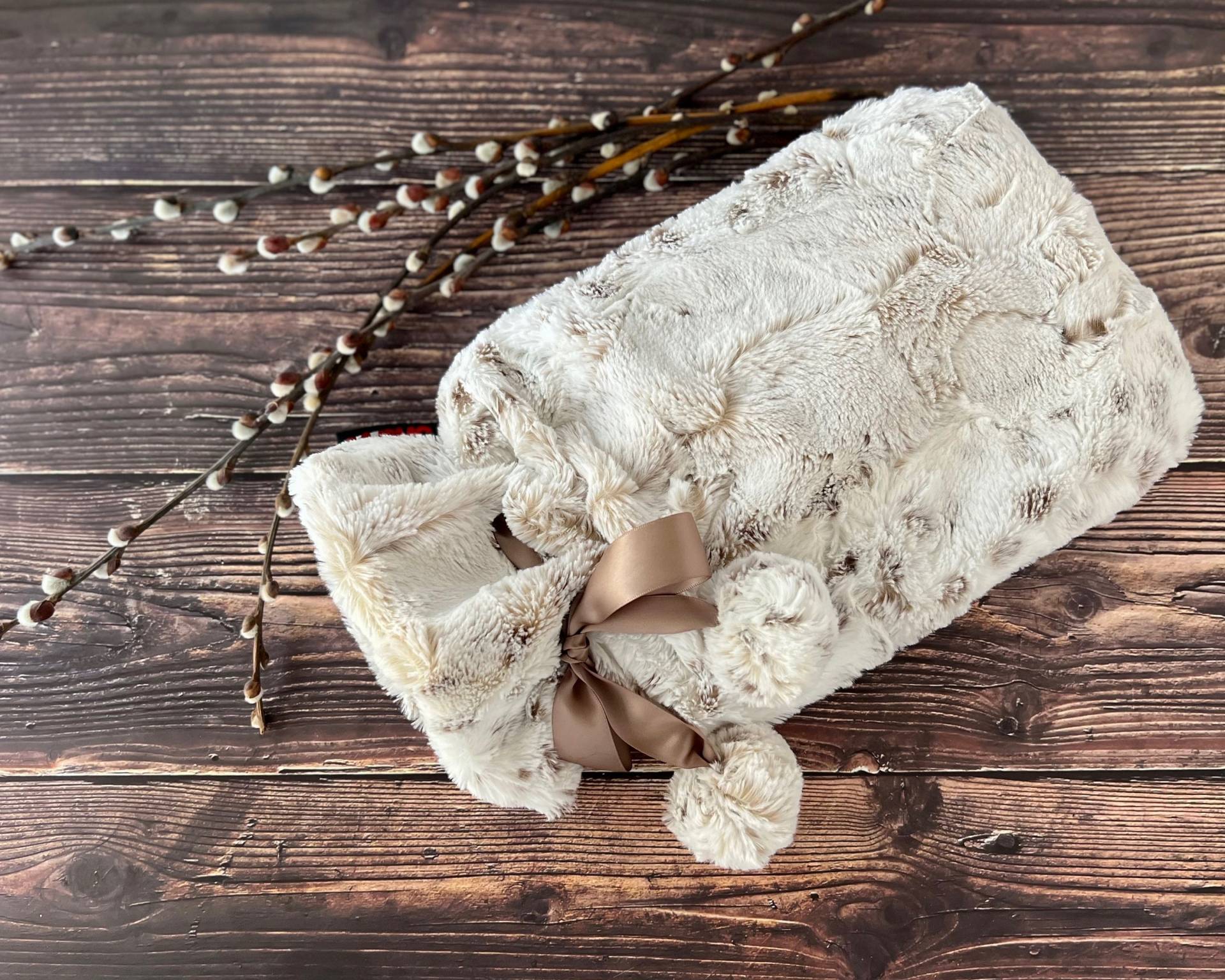 Luxe Vegan/Kunstpelz-Wärmflaschenbezug - Gefrosteter Lynx Mit Koordinierendem Satinfutter | Nur Bezug Luxe Vegan/Kunstpelz-Wärmflaschenbezug - Gefrosteter Lynx Mit Koordinierendem Satinfutter | Nur Bezug von Etsy - SilkenFineGoods