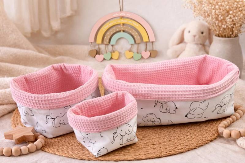 Utensilo, Wickeltisch Organizer, Geschenk Zur Geburt, Aufbewahrungskorb Fürs Kinderzimmer Utensilo, Wickeltisch Organizer, Geschenk Zur Geburt, Aufbewahrungskorb Fürs Kinderzimmer von Etsy - Silkesnaehzauber