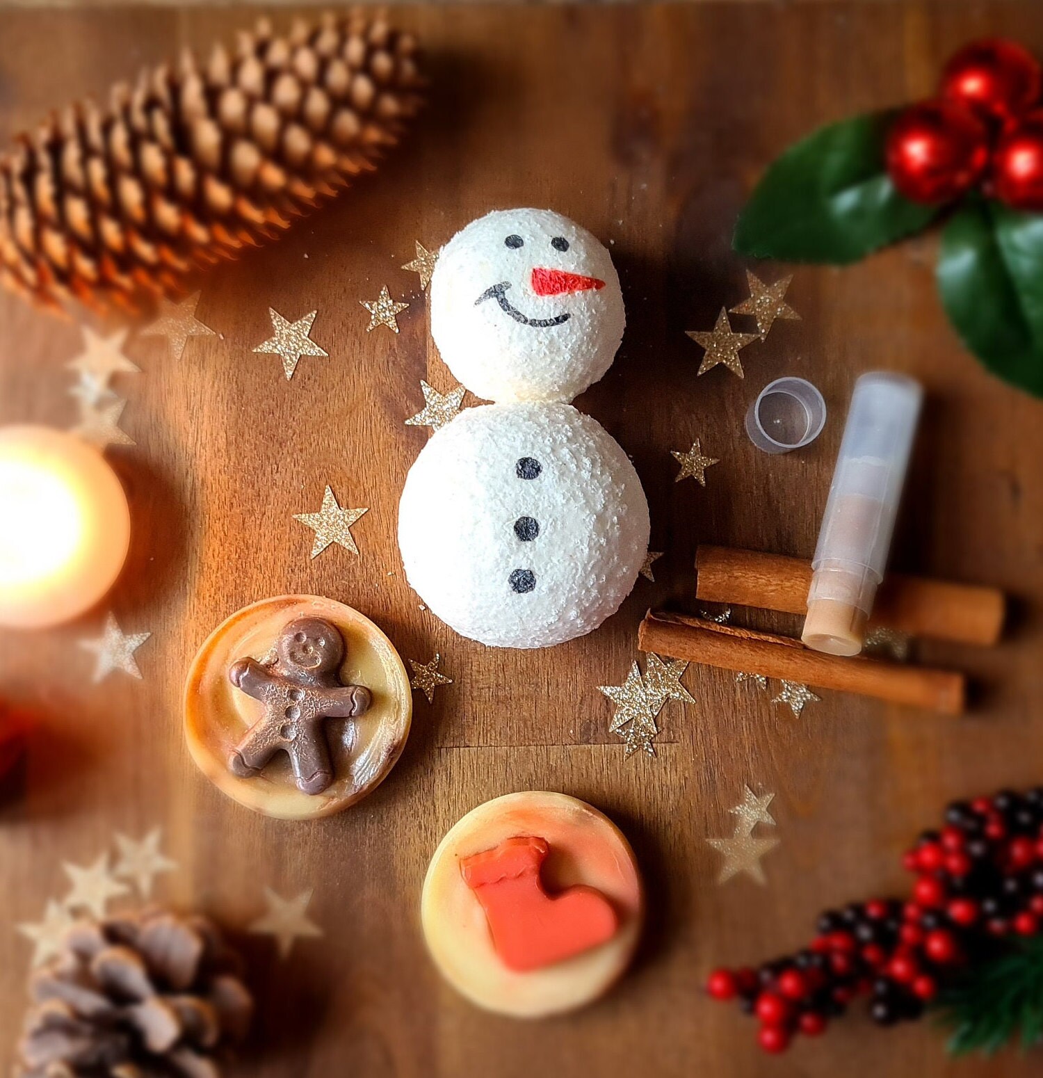 Weihnachtsgeschenk Set Natürliche Seife Badekugel Weihnachten Geschenk von Etsy - SilverPearlDesignCo