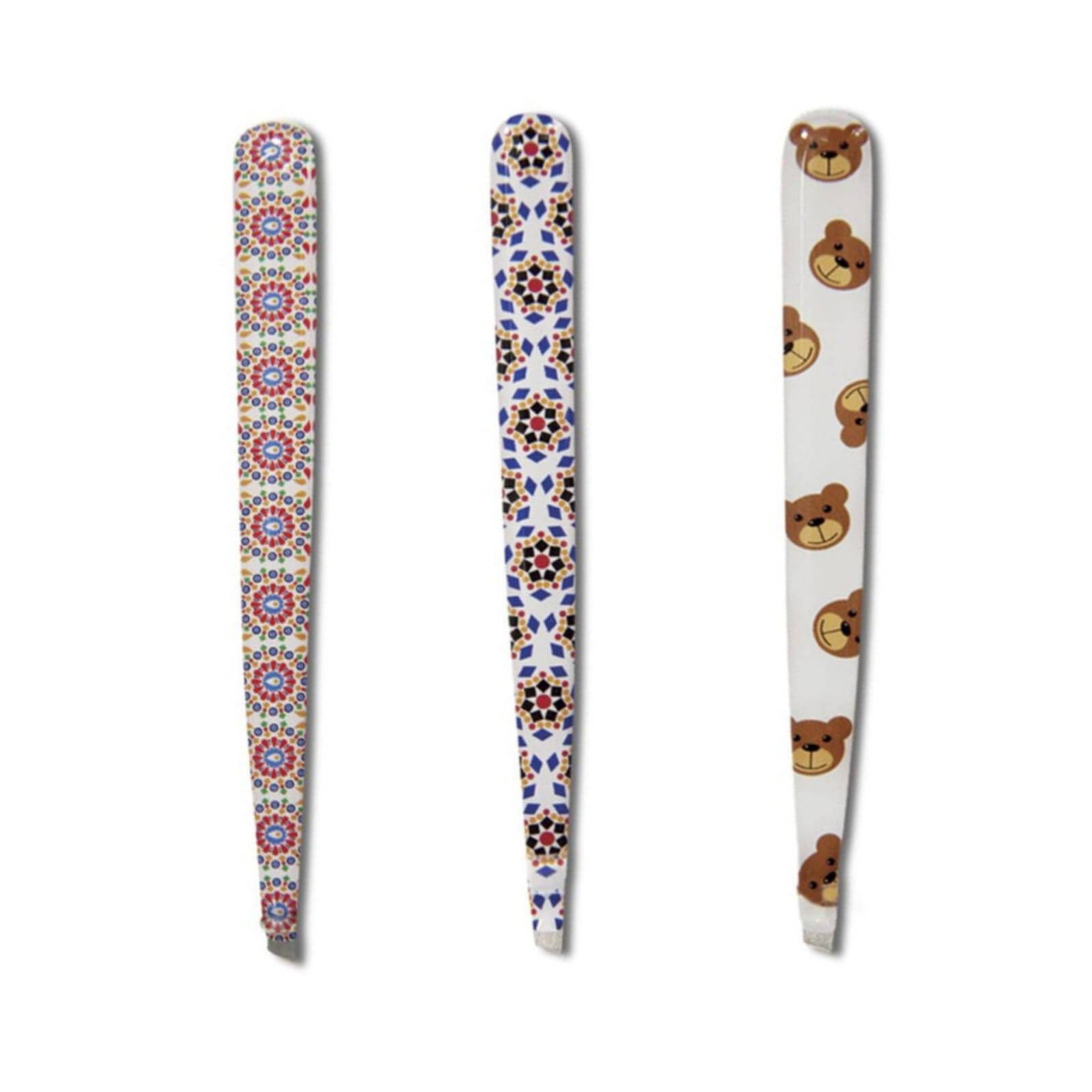 Farbe Eyebrow Lant Pinzette - Schräge Logoprint von Etsy - SilverStoreByLeni