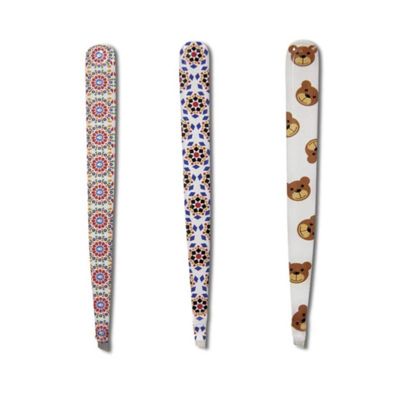 Farbe Eyebrow Lant Pinzette - Schräge Logoprint Farbe Eyebrow Lant Pinzette - Schräge Logoprint von Etsy - SilverStoreByLeni