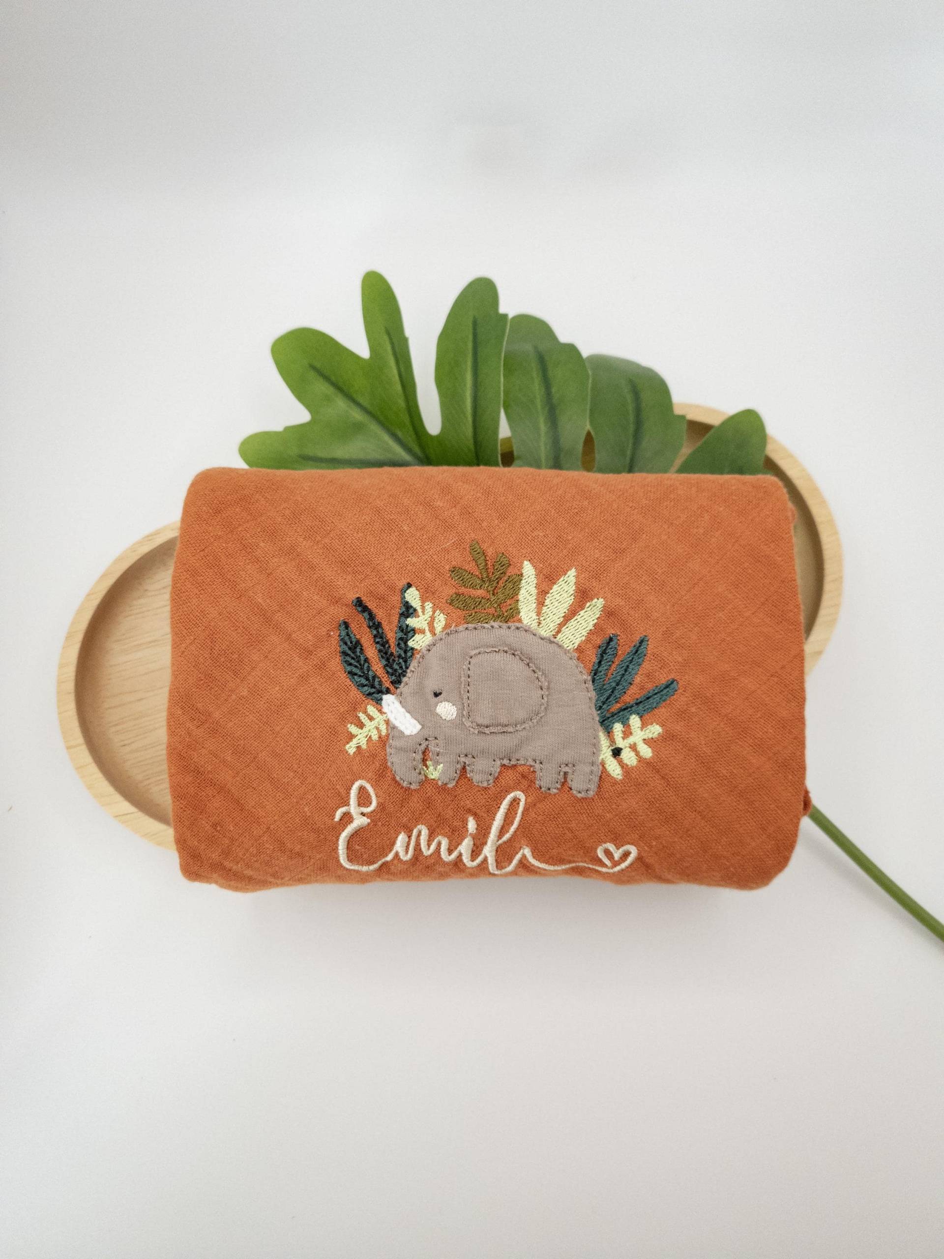 Spucktuch/Mulltuch Windeltuch Aus Musselin, Personalisiert Mit Name Und Motiv von Etsy - SilviaFloriani