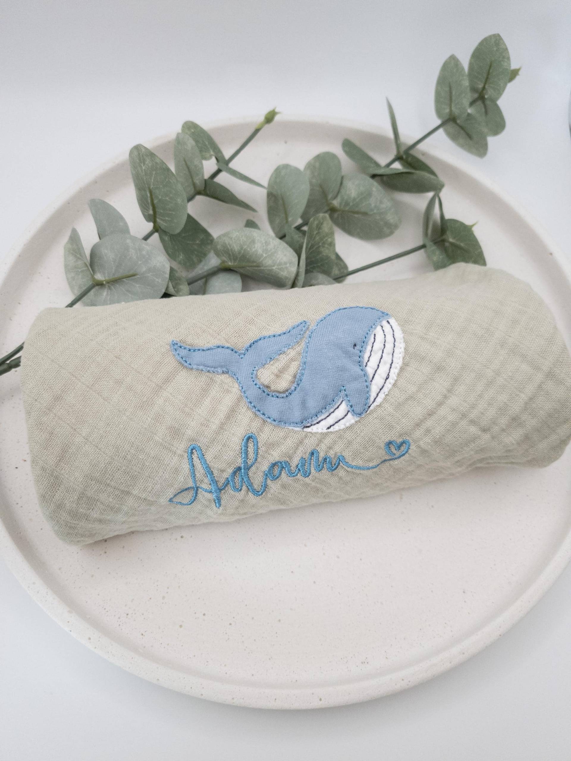 Spucktuch/Mulltuch Windeltuch Aus Musselin, Personalisiert Mit Name Und Motiv von Etsy - SilviaFloriani