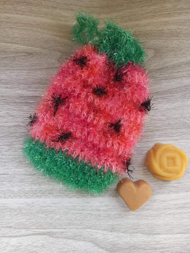 Seifenbeutel - Melone von Etsy - SimoneNESY