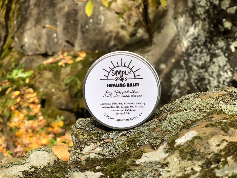Heilbalsam/Calendula Löwenzahn Beinwell Echinacea Ezcema, Für Trockene Haut von Etsy - SimpleSoapsShop
