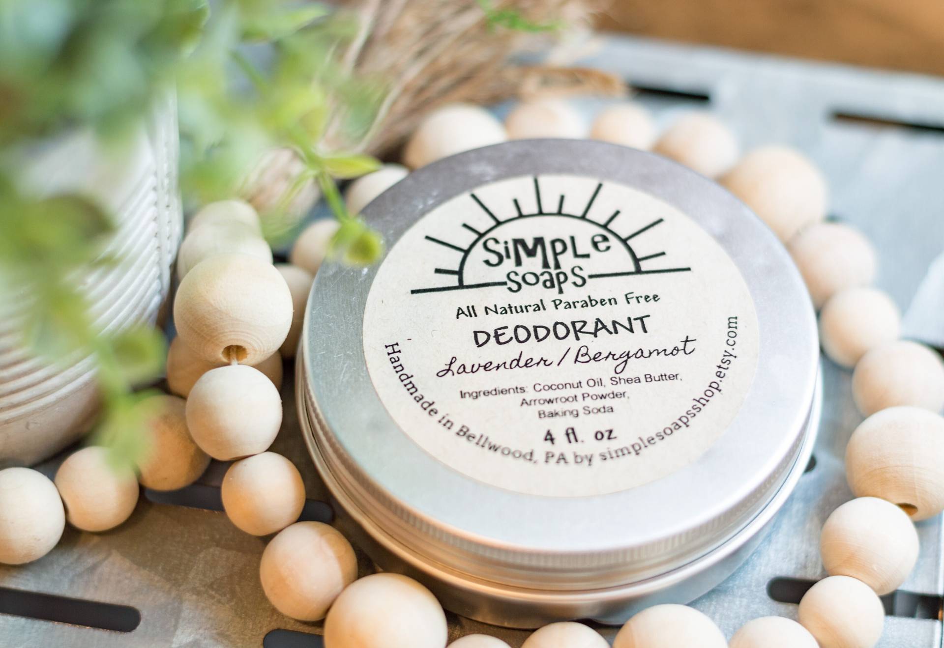 Selbstgemachtes Deo/Parabenfrei Lavendel Bergamotte von Etsy - SimpleSoapsShop