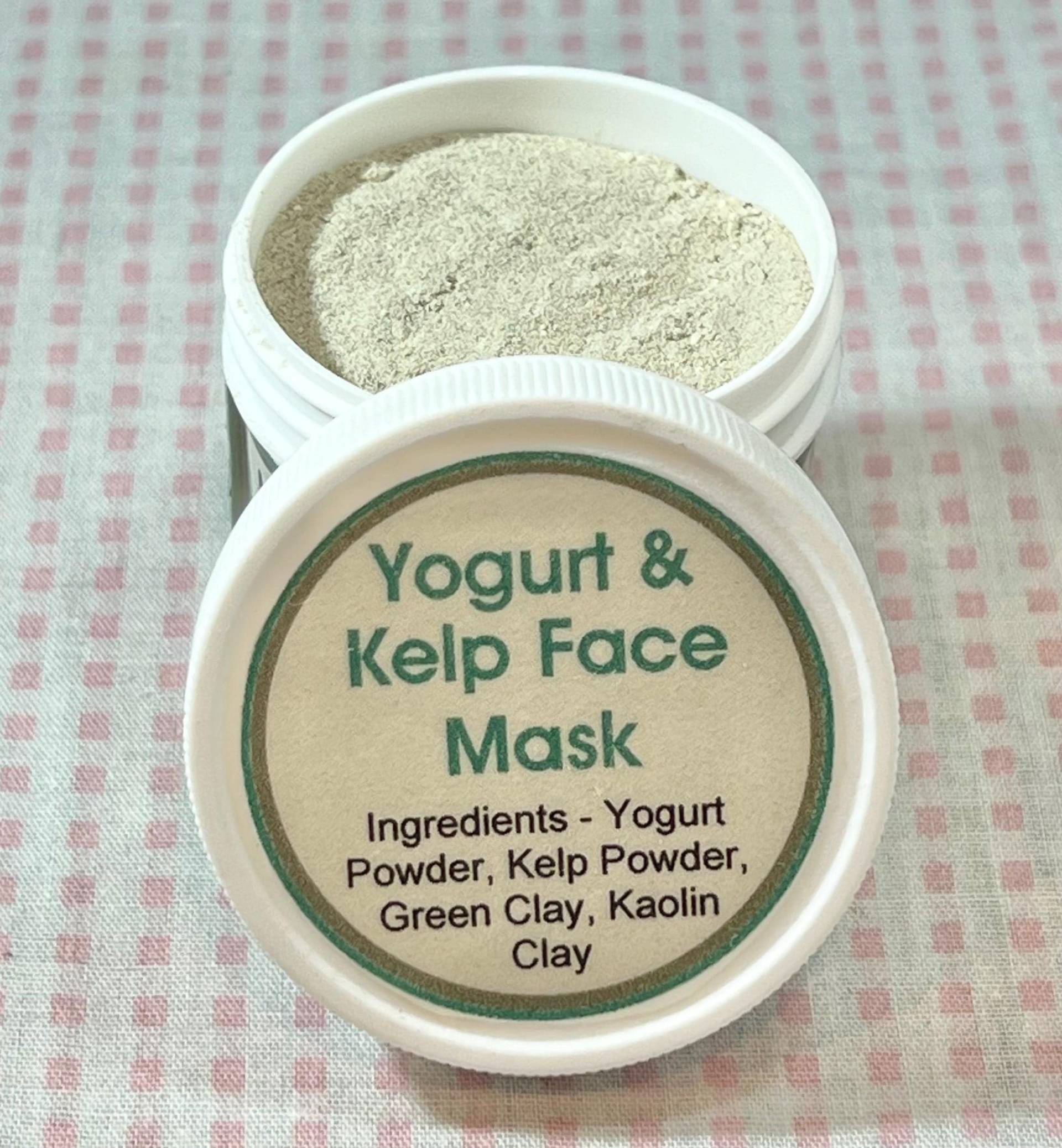 Joghurt Und Kelp Gesichtsmaske, Hautreinigungsmaske, Tonerdemaske von Etsy - SimplyNaturalStuff