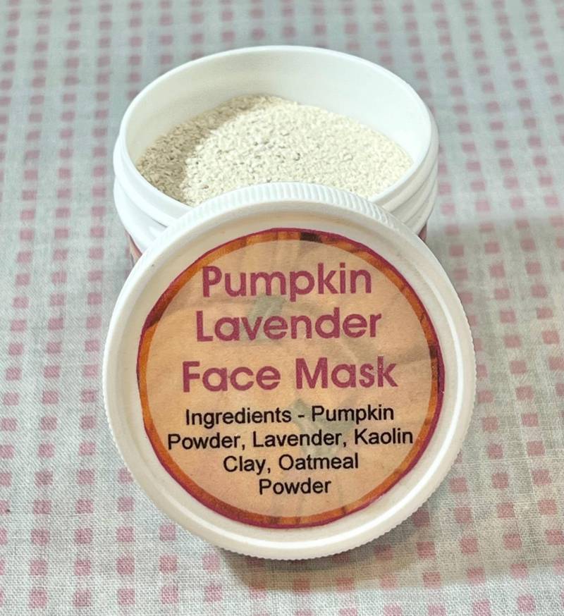 Kürbis-Lavendel Gesichtsmaske, Hautreinigungsmaske, Tonerdemaske Kürbis-Lavendel Gesichtsmaske, Hautreinigungsmaske, Tonerdemaske von Etsy - SimplyNaturalStuff