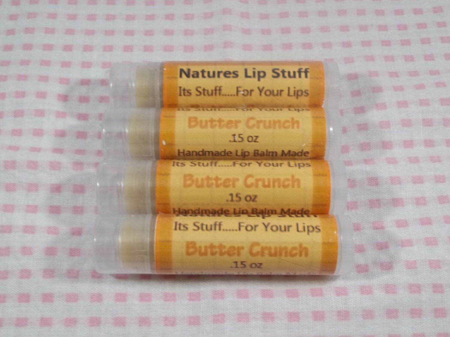 Lippenbalsam, Butter Crunch Lip Stuff - 0, 15 Unzen Tube Handgemachter Natürlicher Aromatisierter Lippenbalsam Lippenbalsam, Butter Crunch Lip Stuff - 0, 15 Unzen Tube Handgemachter Natürlicher Aromatisierter Lippenbalsam von Etsy - SimplyNaturalStuff