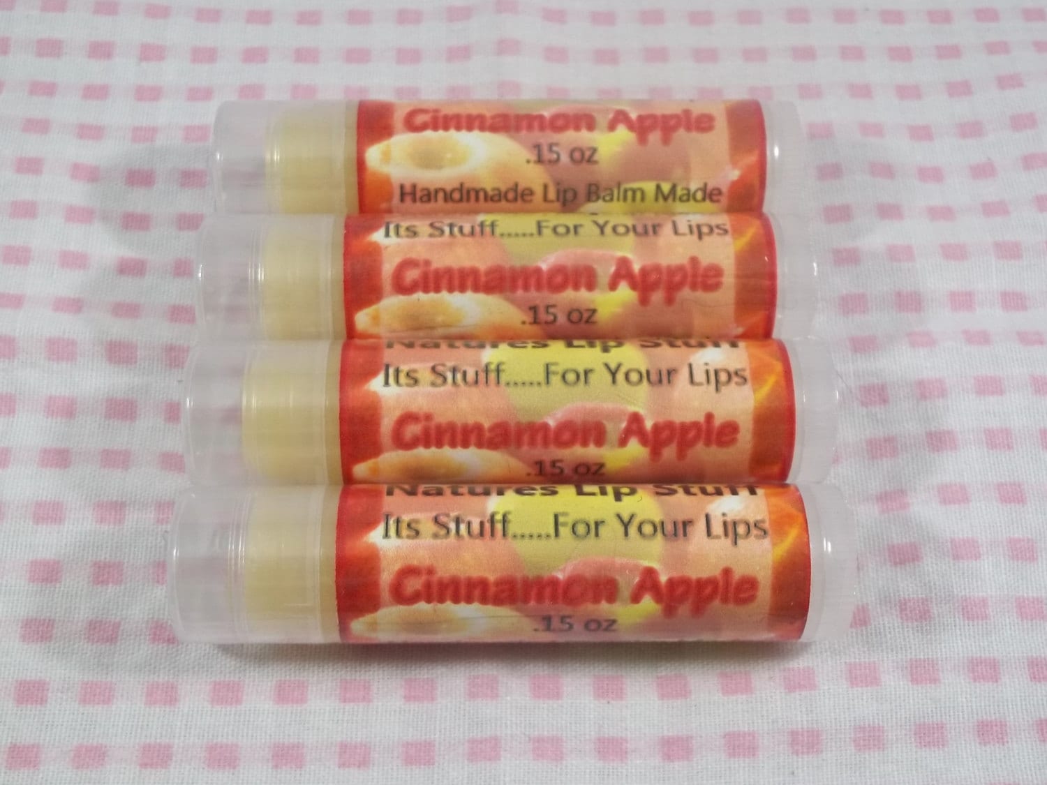 Lippenbalsam, Cinnamon Apple Lip Stuff - Handgemachter Natürlicher Aromatisierter Lippenbalsam Lippenbalsam, Cinnamon Apple Lip Stuff - Handgemachter Natürlicher Aromatisierter Lippenbalsam von Etsy - SimplyNaturalStuff