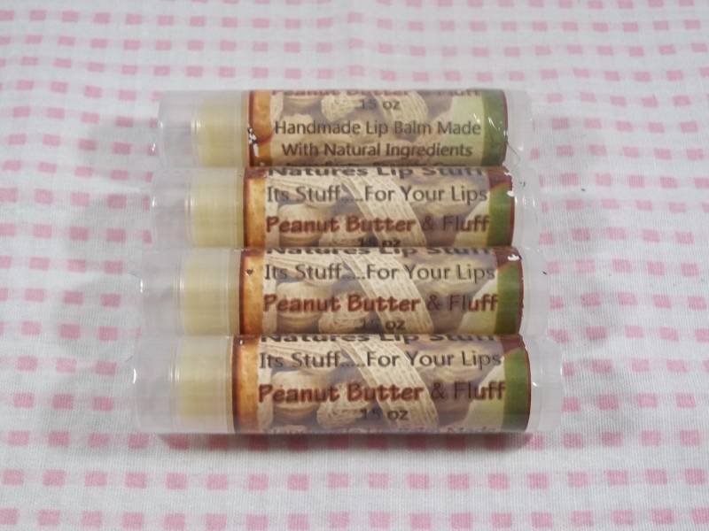 Lippenbalsam, Erdnussbutter & Fluff Lip Stuff - Handgemachter Natürlicher Aromatisierter Lippenbalsam Lippenbalsam, Erdnussbutter & Fluff Lip Stuff - Handgemachter Natürlicher Aromatisierter Lippenbalsam von Etsy - SimplyNaturalStuff