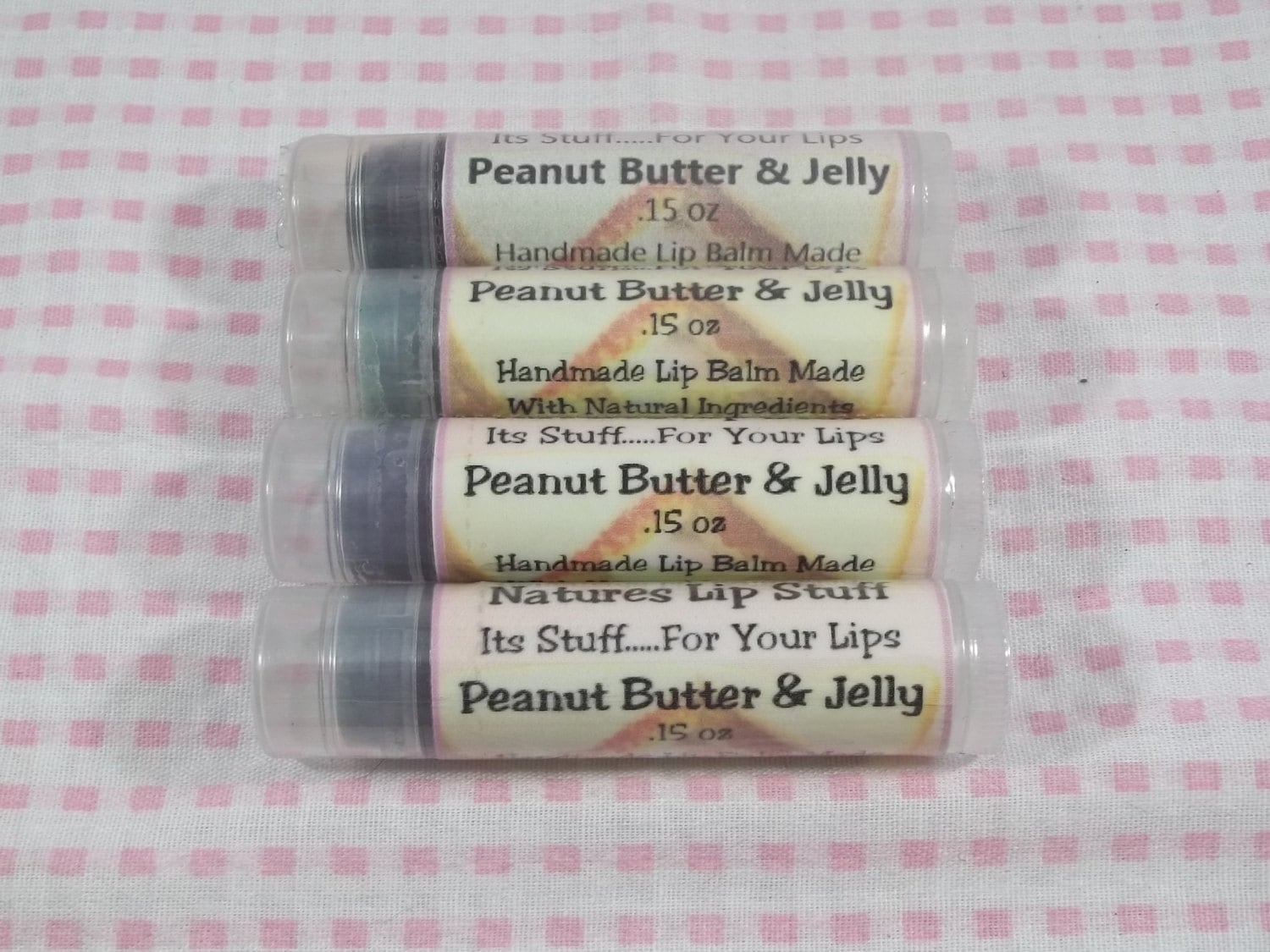 Lippenbalsam, Erdnussbutter & Jelly Lip Stuff - Handgemachter Natürlicher Aromatisierter Lippenbalsam Lippenbalsam, Erdnussbutter & Jelly Lip Stuff - Handgemachter Natürlicher Aromatisierter Lippenbalsam von Etsy - SimplyNaturalStuff