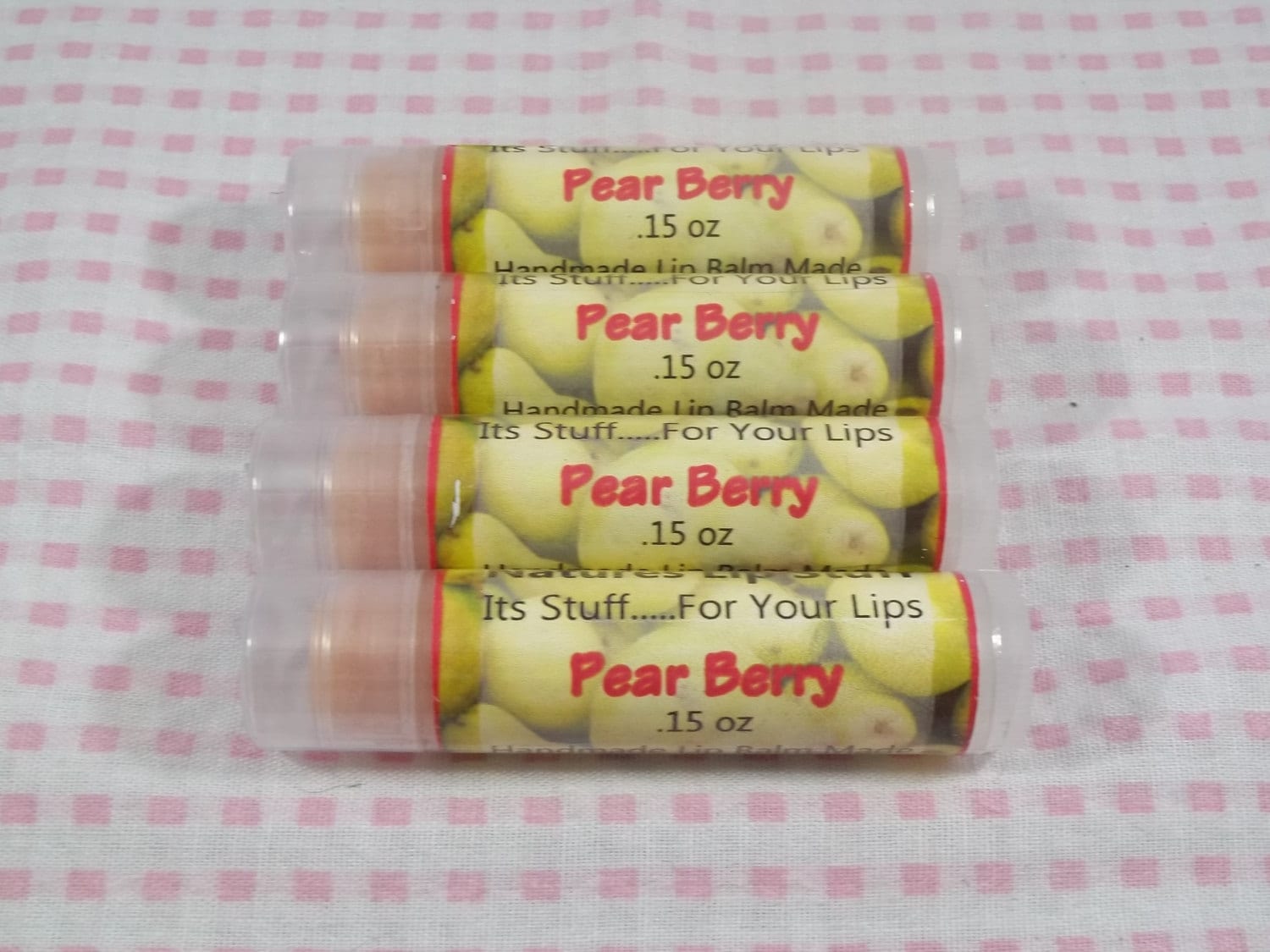 Lippenbalsam, Pear Berry Gewürzt Lip Stuff - Handgemachte Natürliche Gewürzte Lippenbalsam Lippenbalsam, Pear Berry Gewürzt Lip Stuff - Handgemachte Natürliche Gewürzte Lippenbalsam von Etsy - SimplyNaturalStuff