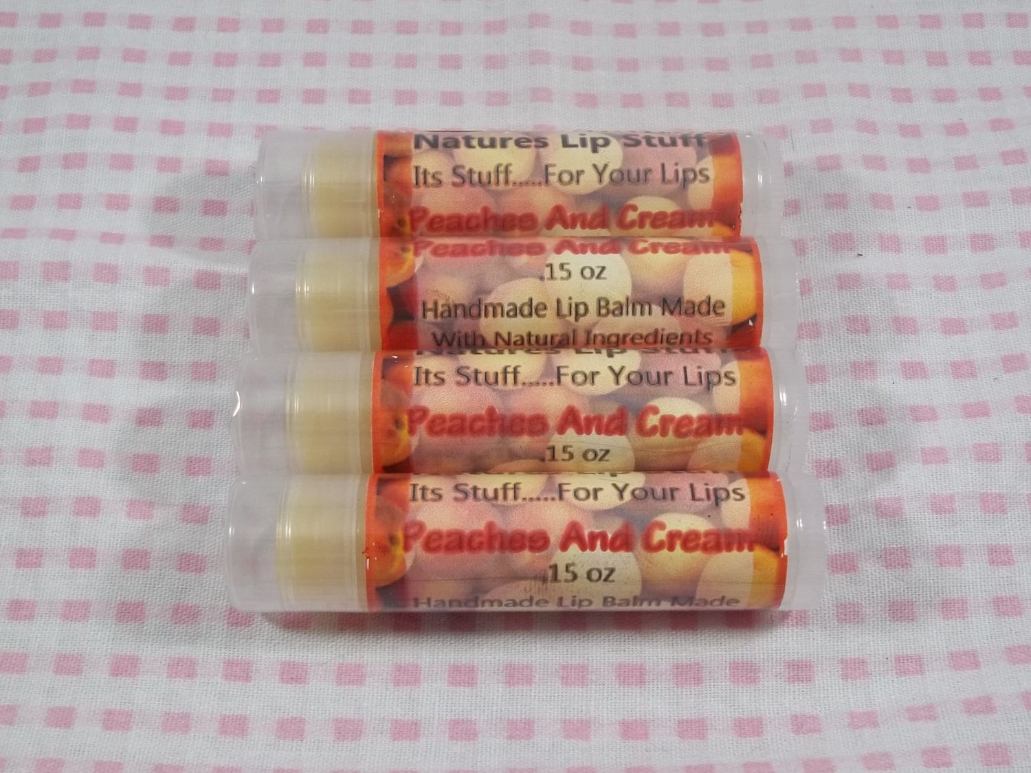 Lippenbalsam, Pfirsiche Und Sahne - Lippenbalsam Handgemachter Natürlicher Aromatisierter Lippenbalsam, Pfirsiche Und Sahne - Lippenbalsam Handgemachter Natürlicher Aromatisierter von Etsy - SimplyNaturalStuff
