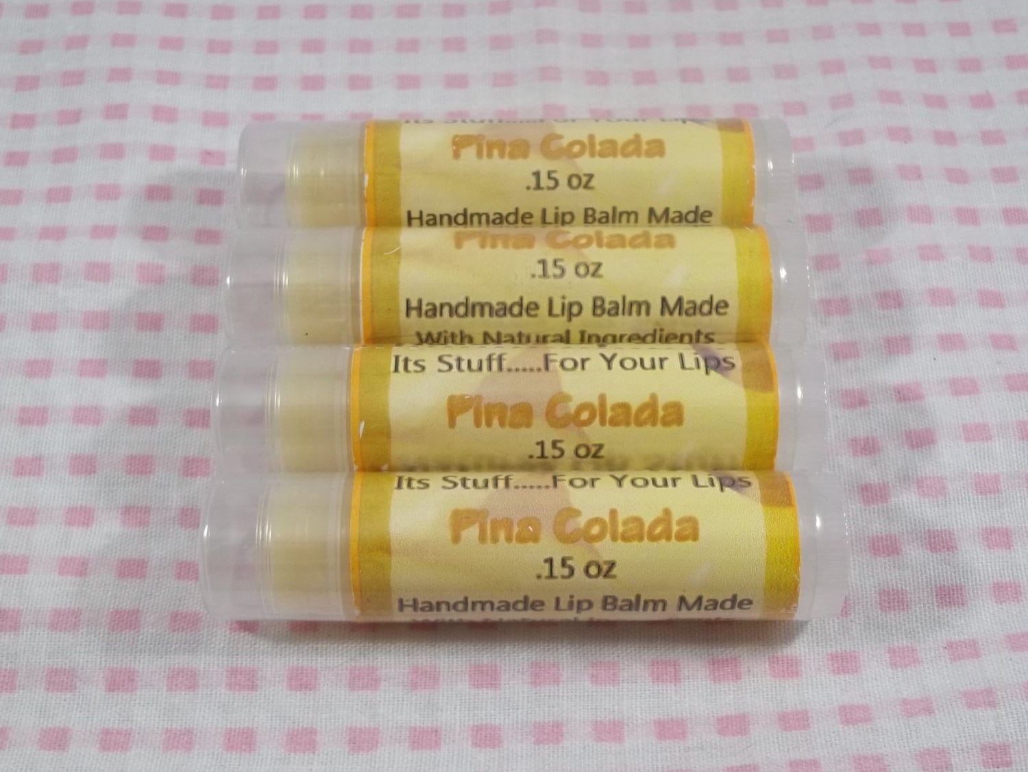 Lippenbalsam, Pina Colada Lip Stuff - Handgemachter Natürlicher Aromatisierter Lippenbalsam Lippenbalsam, Pina Colada Lip Stuff - Handgemachter Natürlicher Aromatisierter Lippenbalsam von Etsy - SimplyNaturalStuff