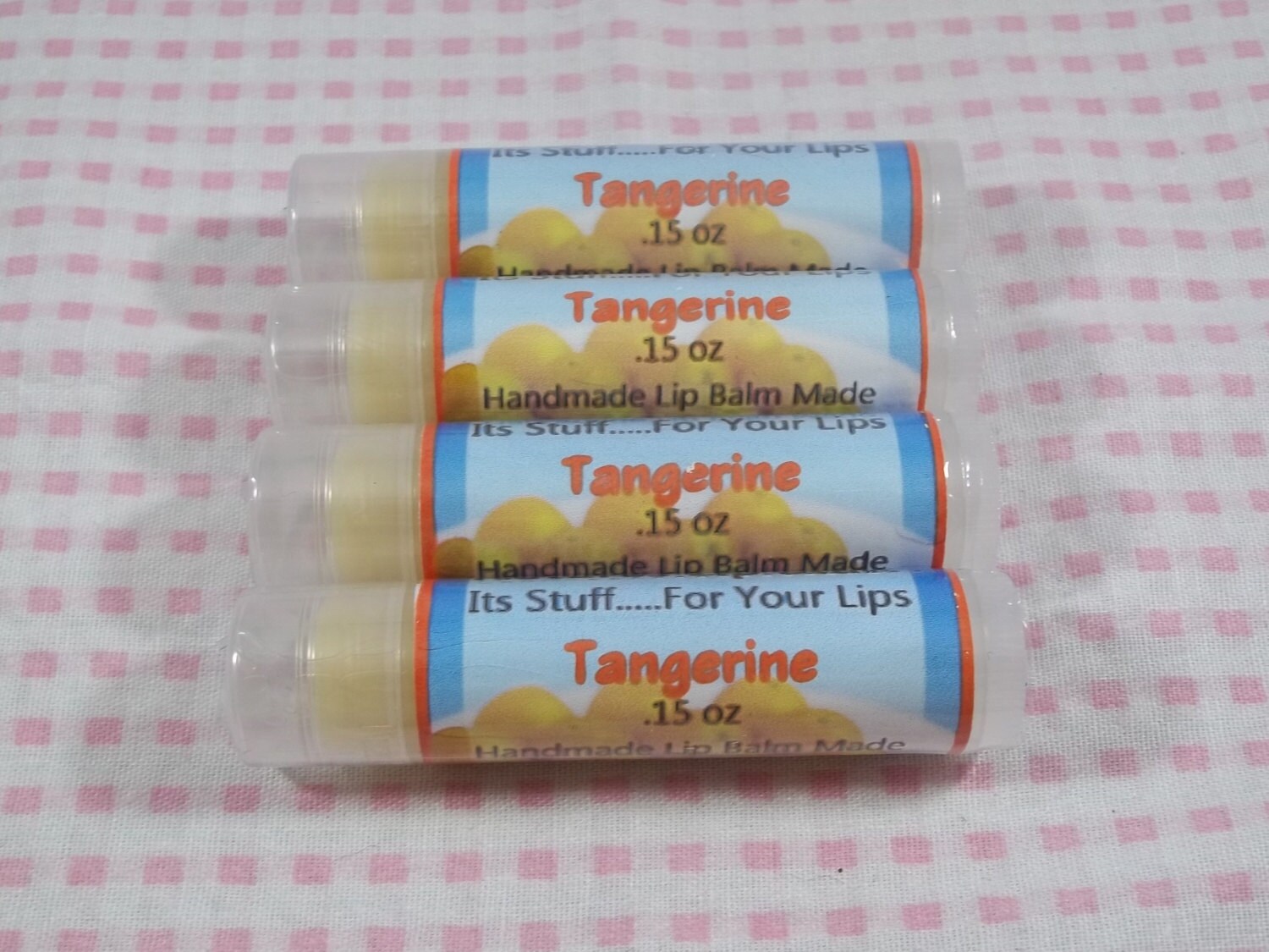 Lippenbalsam, Tangerine Lip Stuff - Handgemachter Natürlicher Aromatisierter Lippenbalsam Lippenbalsam, Tangerine Lip Stuff - Handgemachter Natürlicher Aromatisierter Lippenbalsam von Etsy - SimplyNaturalStuff