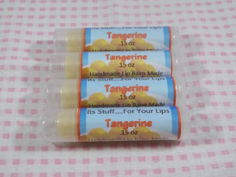 Lippenbalsam, Tangerine Lip Stuff - Handgemachter Natürlicher Aromatisierter Lippenbalsam Lippenbalsam, Tangerine Lip Stuff - Handgemachter Natürlicher Aromatisierter Lippenbalsam von Etsy - SimplyNaturalStuff