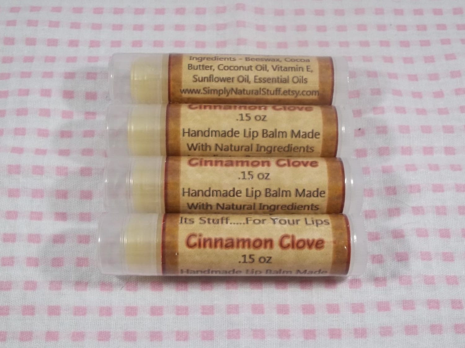 Lippenbalsam, Zimtnelken-Lip Stuff - Handgemachter Natürlicher Aromatisierter Lippenbalsam Lippenbalsam, Zimtnelken-Lip Stuff - Handgemachter Natürlicher Aromatisierter Lippenbalsam von Etsy - SimplyNaturalStuff