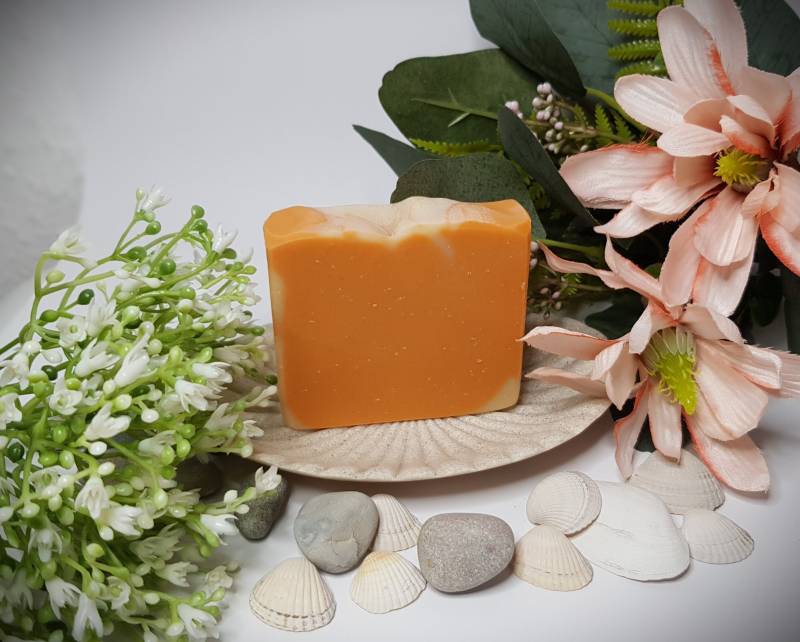 Körperseife Litsea & Orange von Etsy - SingerSeifen
