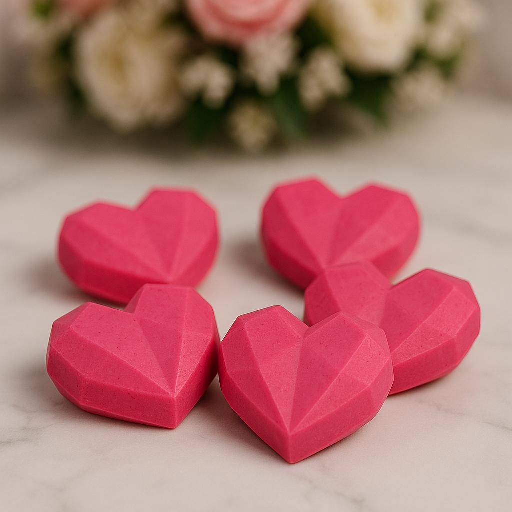 Herzförmiges Ziegenmilchseifen 5Er Geschenkset von Etsy - SirenSoapsByStacy