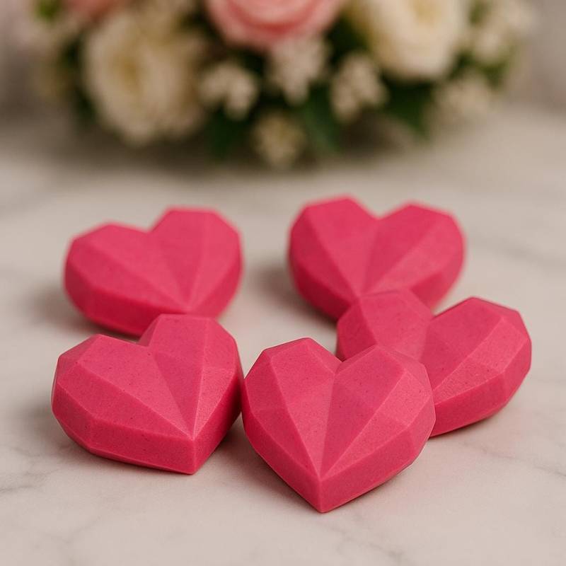 Herzförmiges Ziegenmilchseifen 5Er Geschenkset von Etsy - SirenSoapsByStacy
