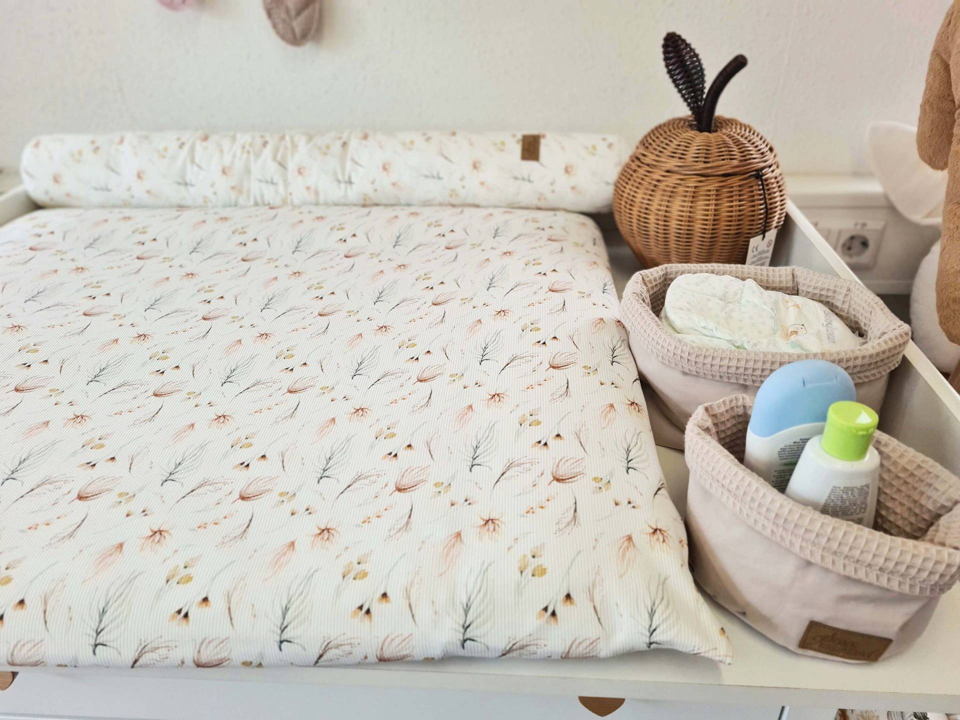 Wickelauflagenbezug Blossom Wickelauflagenbezug Blossom von Etsy - SissisTraumland