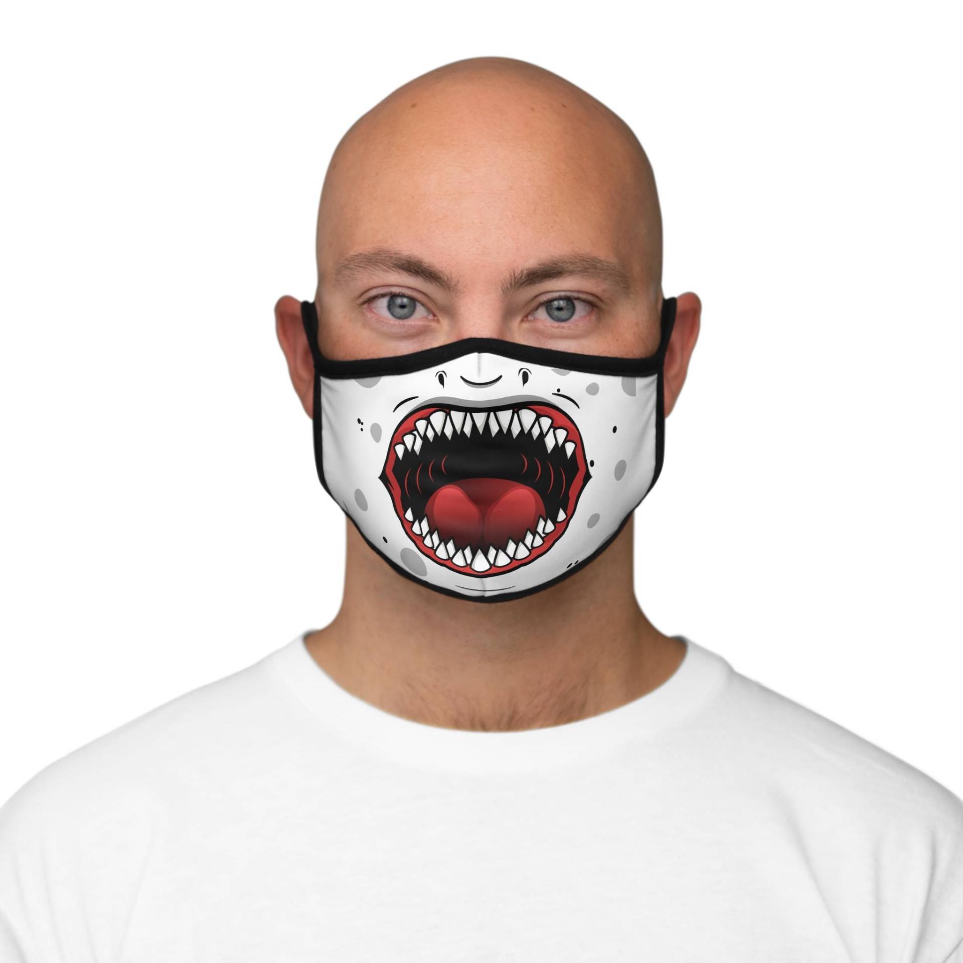 Scary Fitted Face Mask With Monster Design - Unique Halloween Costume Accessory, Funny Gift For Adults, Protective Fashion, Party Wear von Etsy - SixxDesign