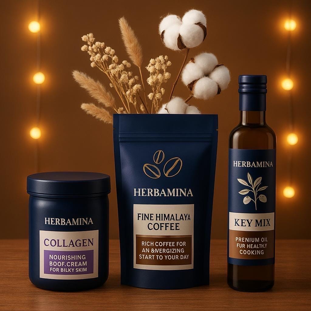 Herbamina 3-Teiliges Set von Etsy - Slimvera