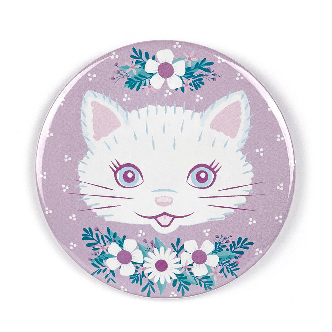 Katzen Taschenspiegel Katzen Taschenspiegel von Etsy - SmartyPantsPaperCo