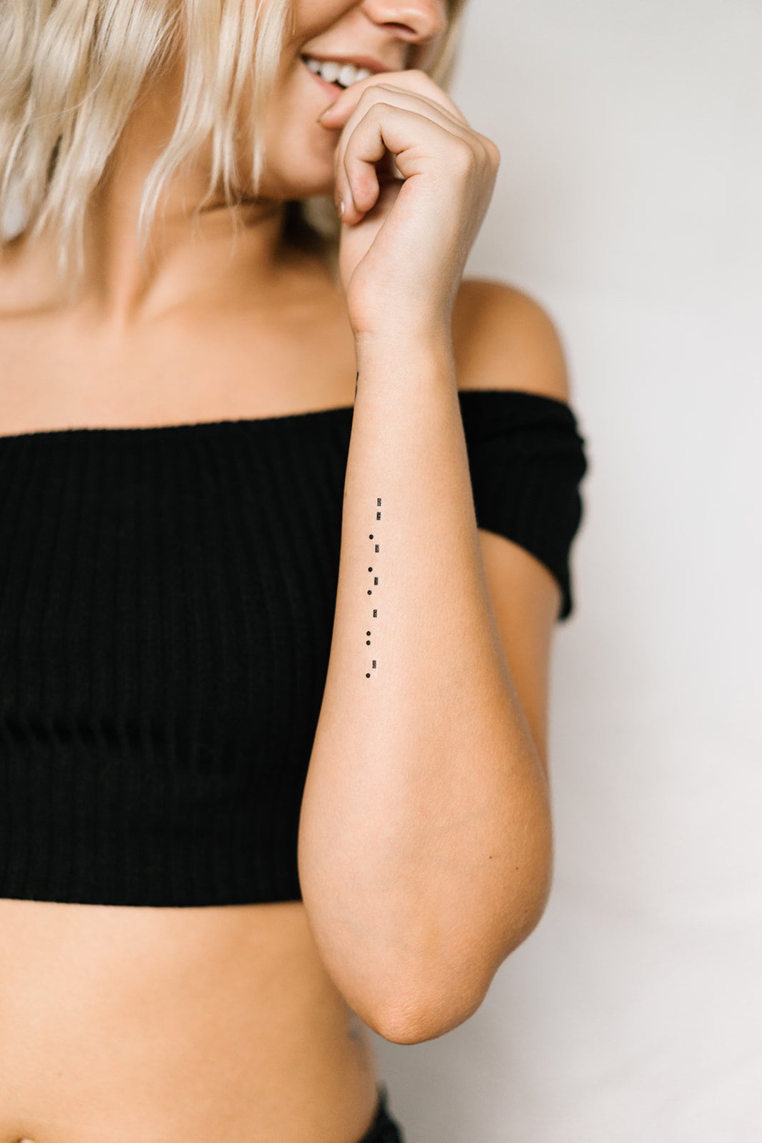2 Personalisierte Morsecode Temporäre Tattoos - Smashtat 2 Personalisierte Morsecode Temporäre Tattoos - Smashtat von Etsy - SmashTat