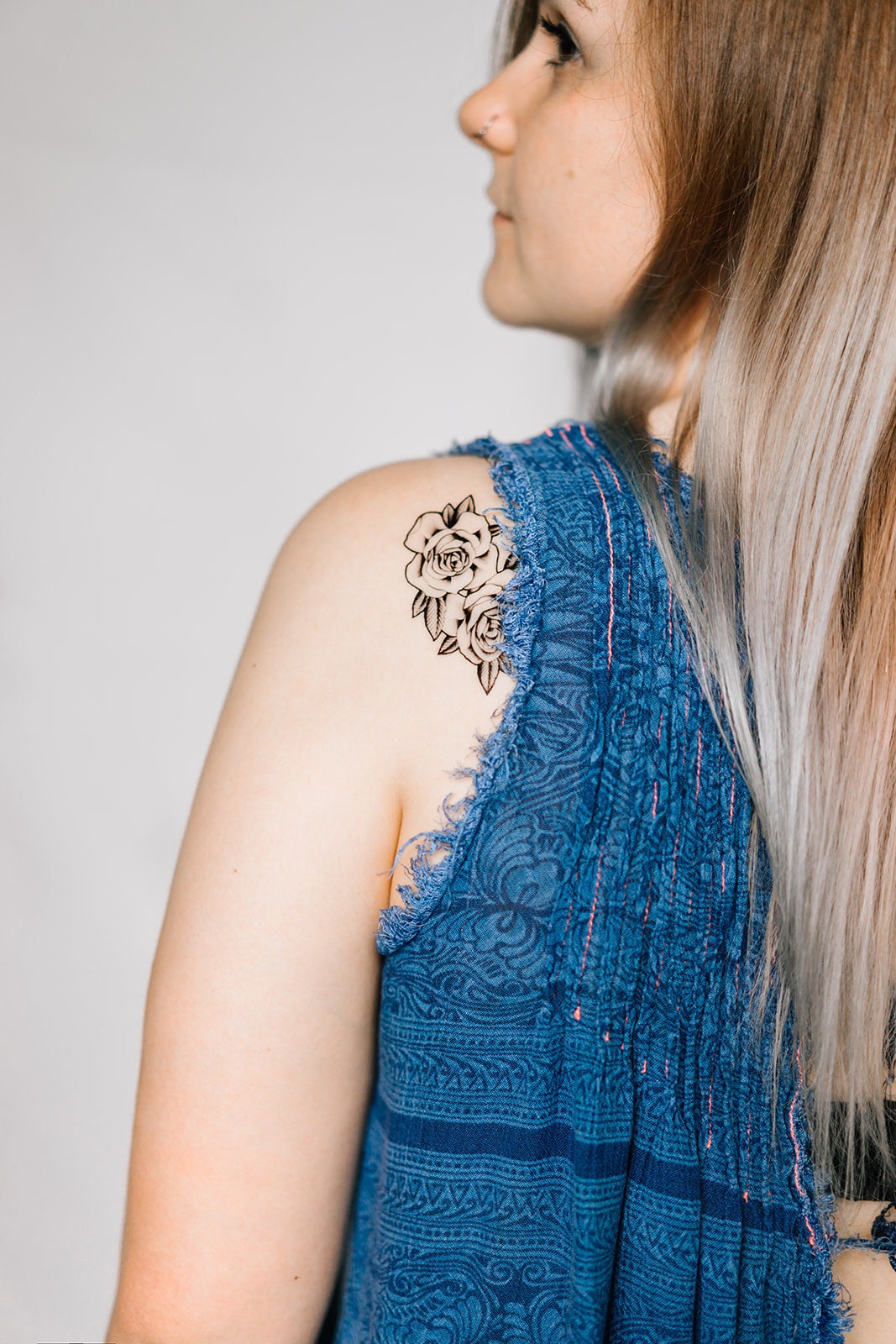 2 Rose Temporäre Tattoos - Smashtat 2 Rose Temporäre Tattoos - Smashtat von Etsy - SmashTat