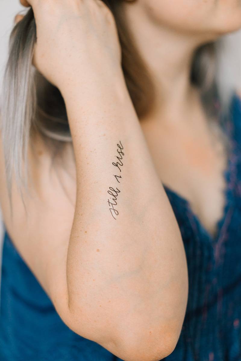 2 Still I Rise Temporary Tattoos - Smashtat von Etsy - SmashTat