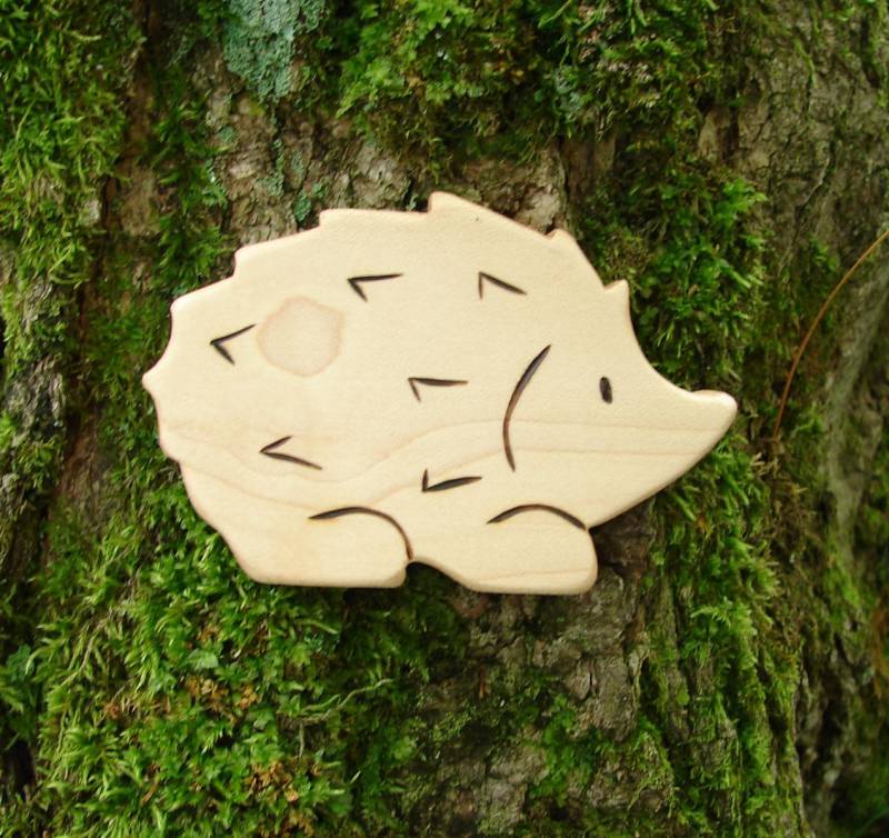 Igel, Holzspielzeug Tier, Ahorn - Alles Natürliches von Etsy - SnapdragonToyCo