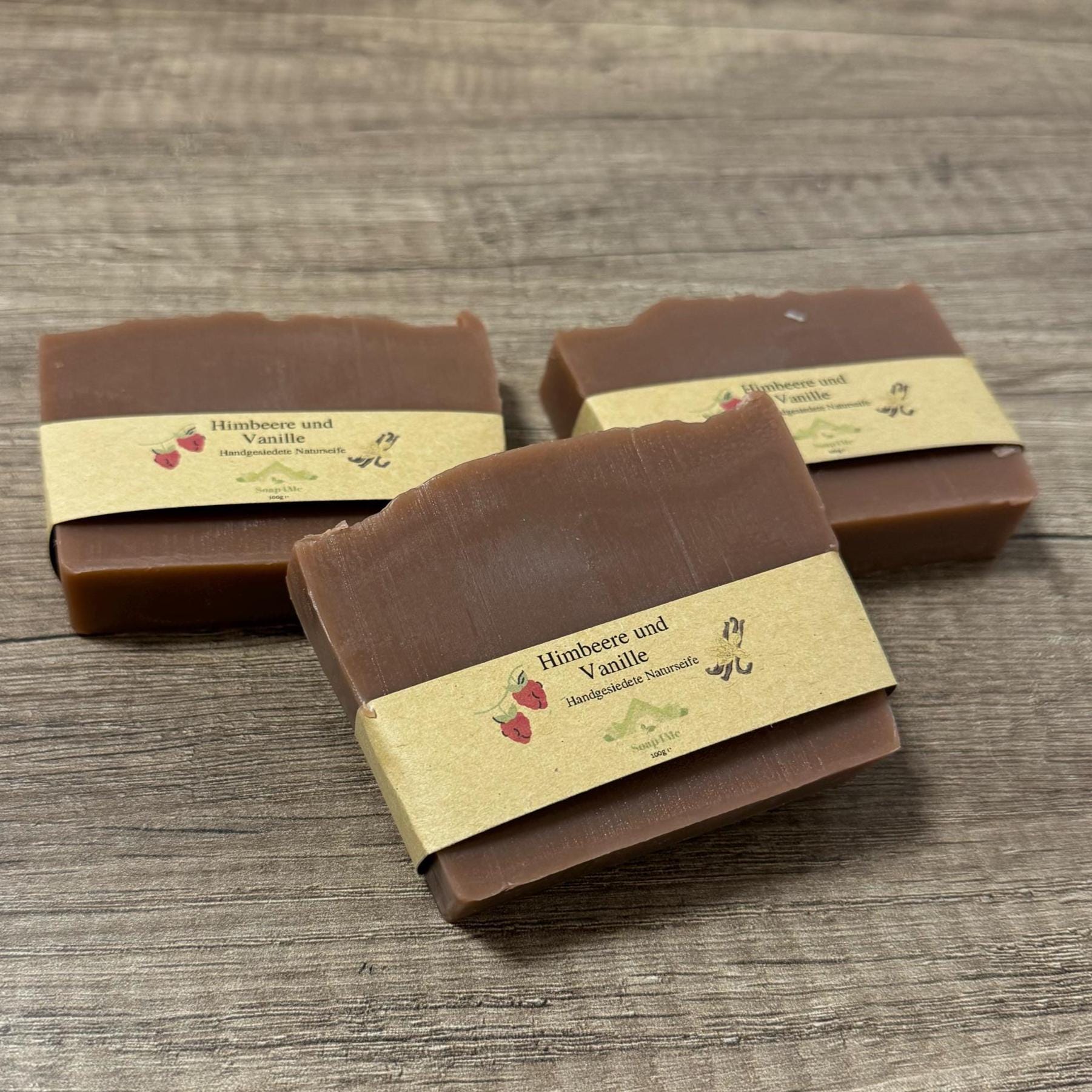 Soap4Me Handgemachte Naturseife/Himbeere-Vanille 100G von Etsy - Soap4MeUG