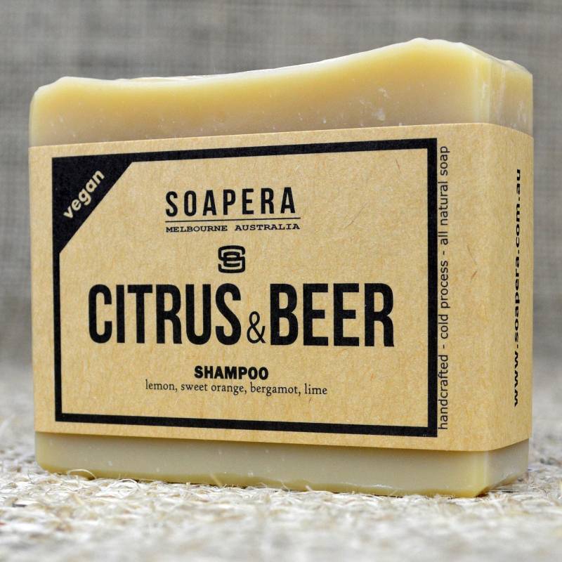 Citrus & Beer Shampoo Bar Für Alle Arten Von Haarseifen Era Ganz Natürlich Handgemachte Vegane Seife von Etsy - SoapEra