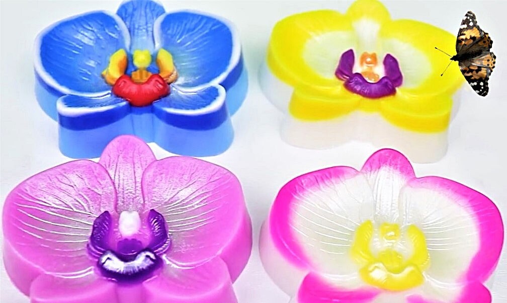 Orchideenseife-Blumenseife-Frauengeschenk-Geschenk Für Sie-Partybevorzugung von Etsy - SoapFantasybyNatalie
