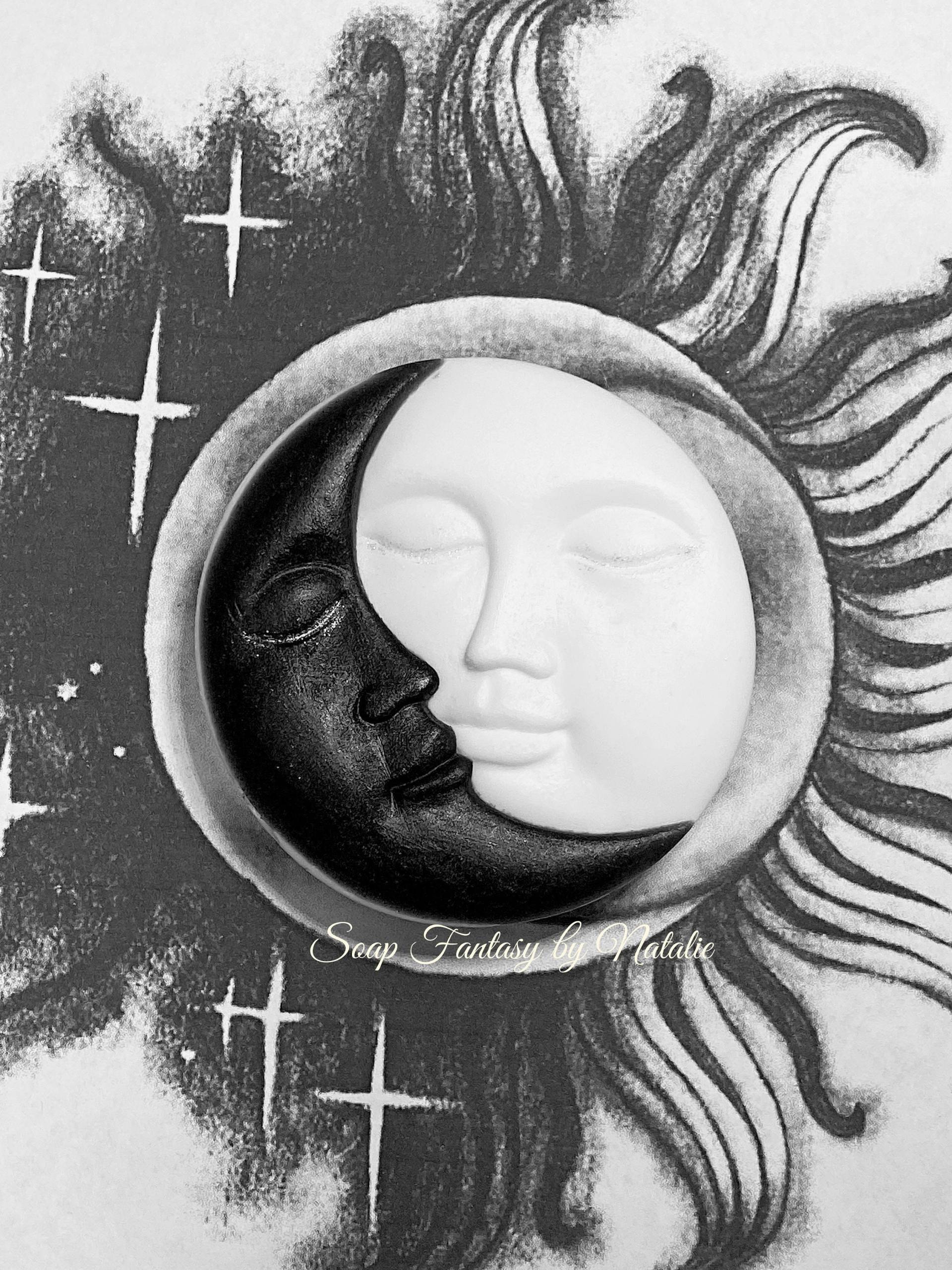 Sonne Und Mond Seife-Kunstseife-Dekorationsseife-Gastgeschenk Seife von Etsy - SoapFantasybyNatalie