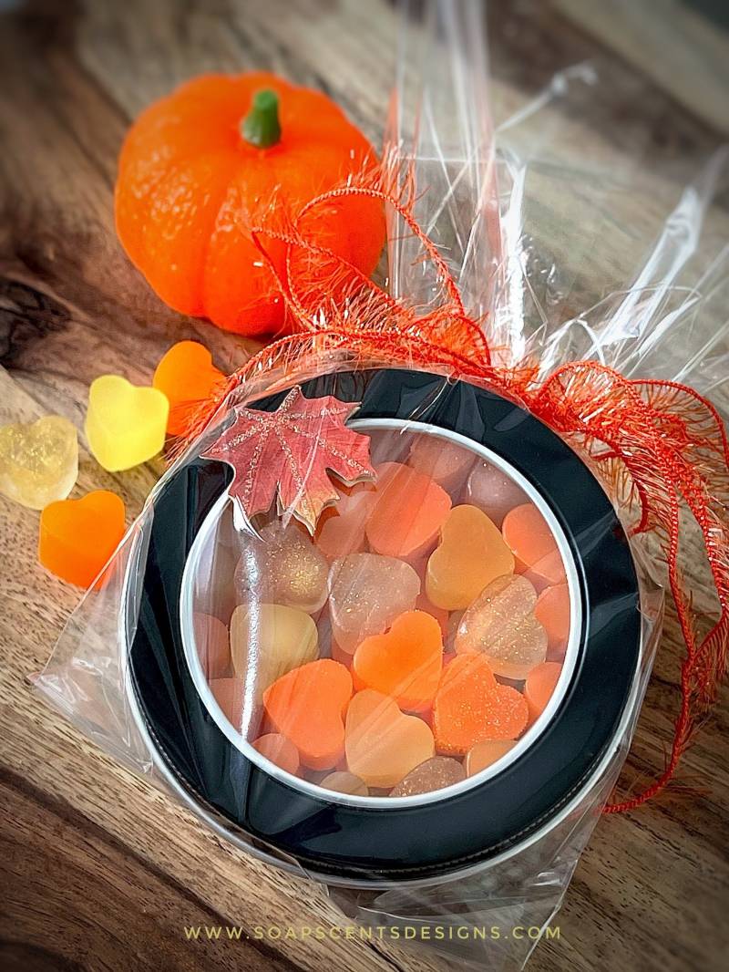 Pumpkin Spice Handgemachte Seifen | Handgemacht Mini Herz Herbst Reisen Kürbiskuchen Geschenke Natur Hochzeit Im Herbsts Badezeit von Etsy - SoapScentsDesigns